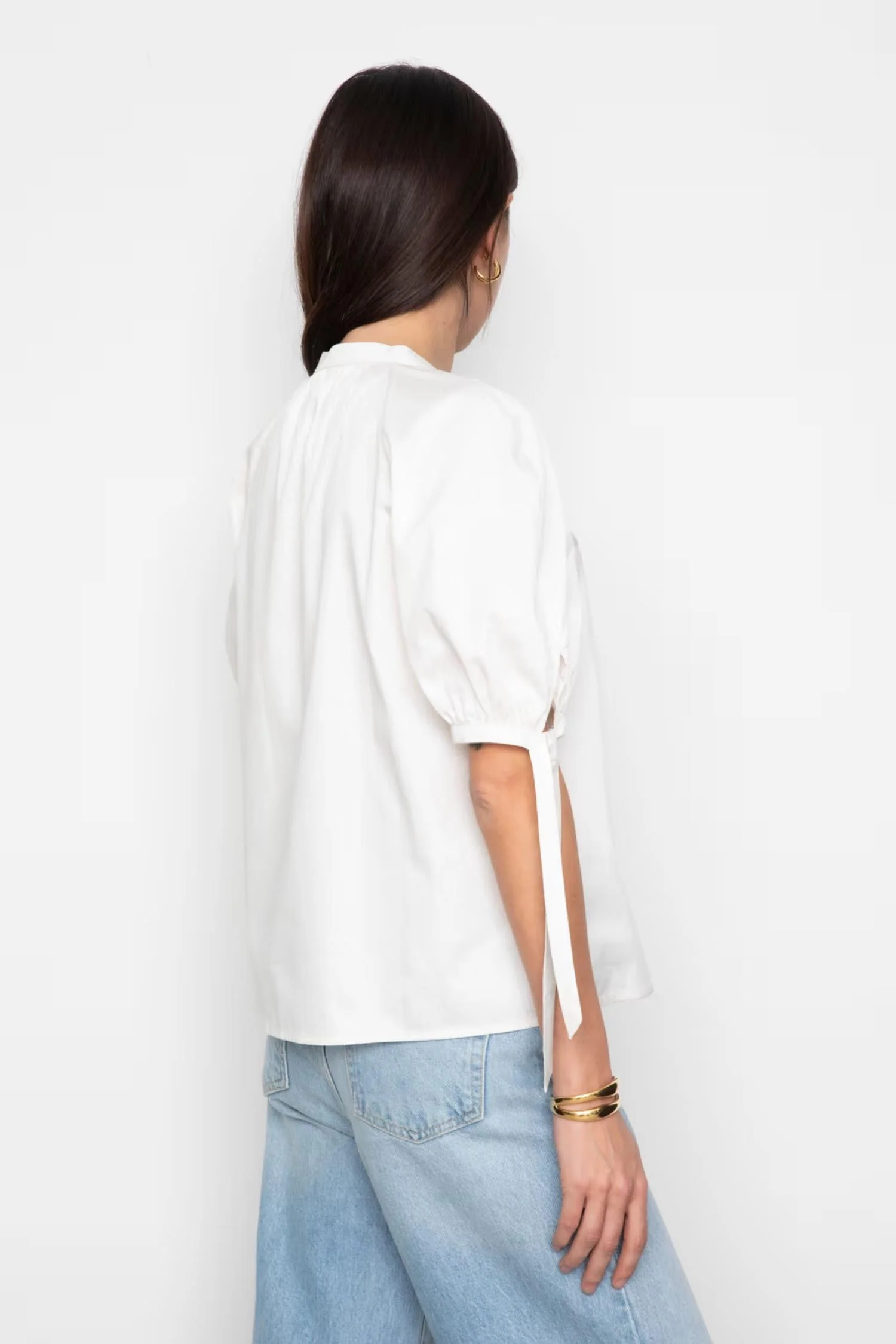 Liza blouse - 1020 Cream - Image 4
