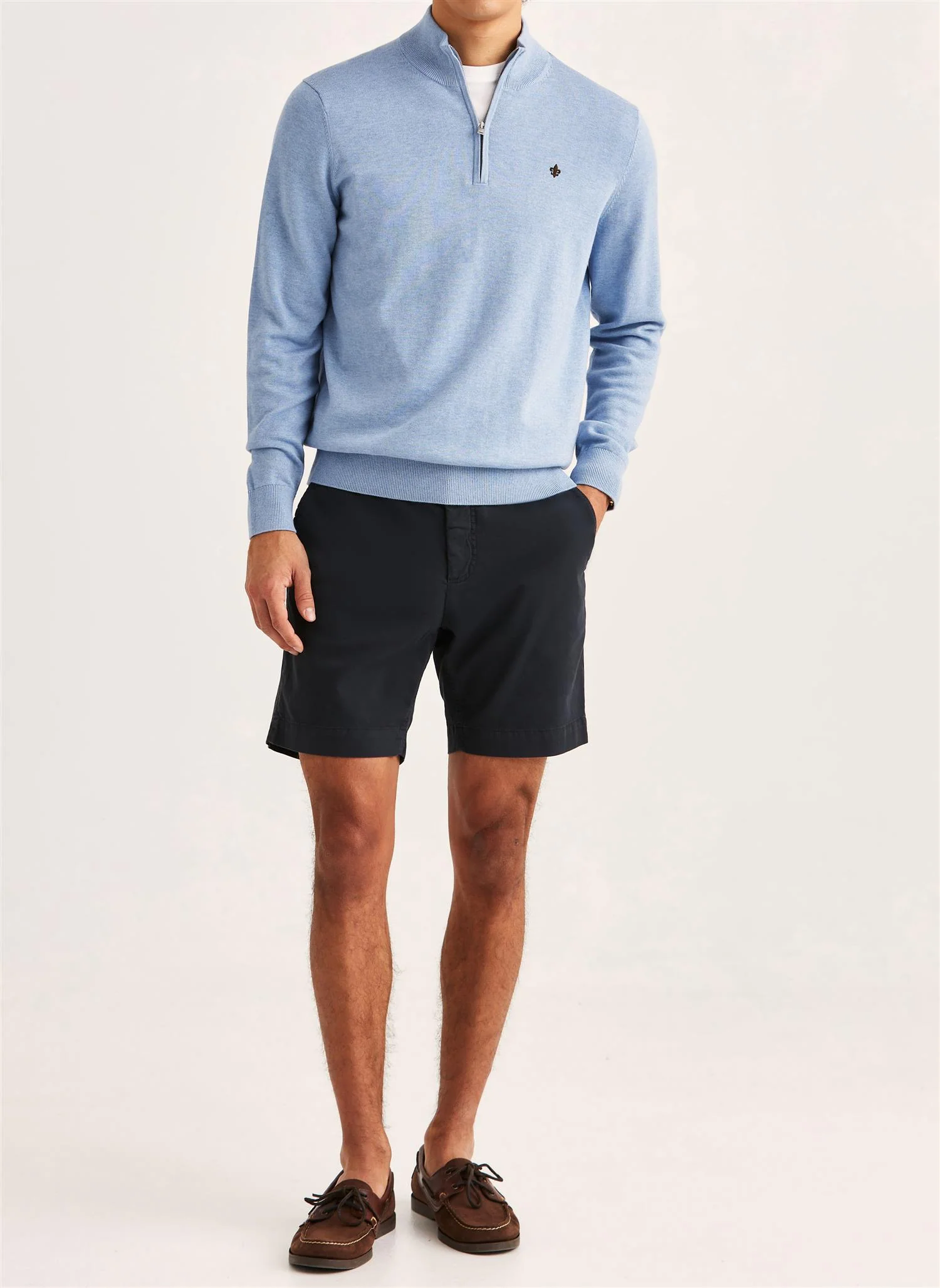 Riley Half Zip Blue - Image 3