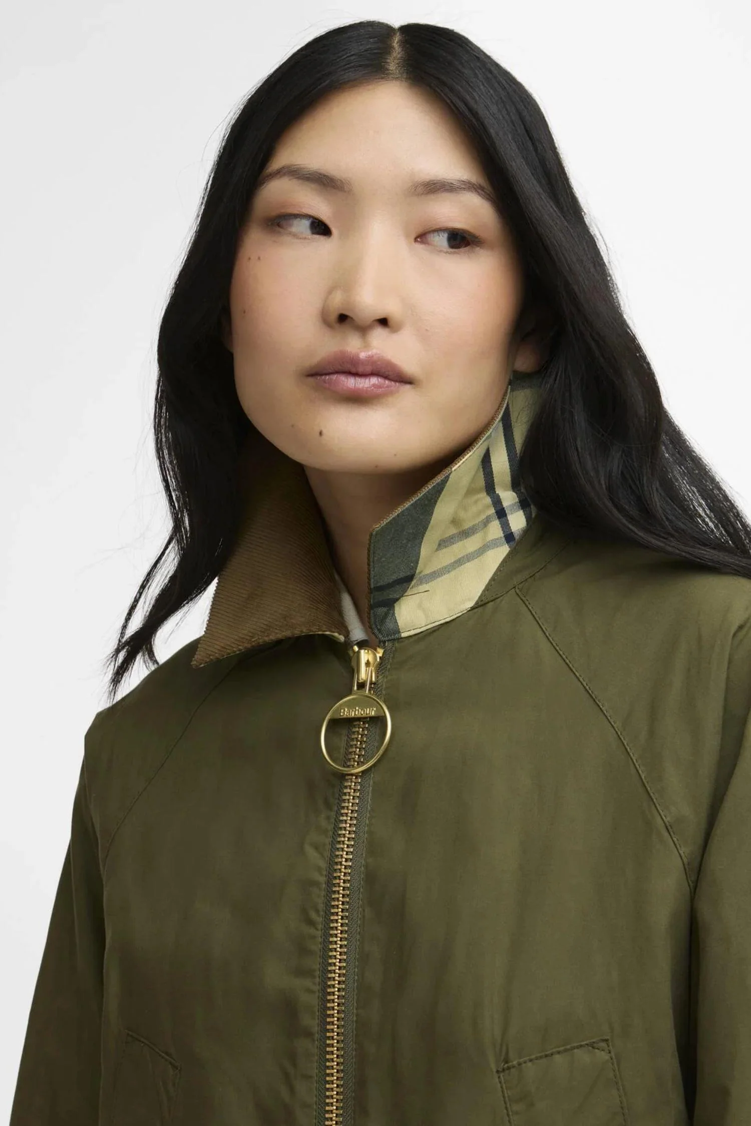 Laneshaw Casual jacket- Dusky Green - Image 2
