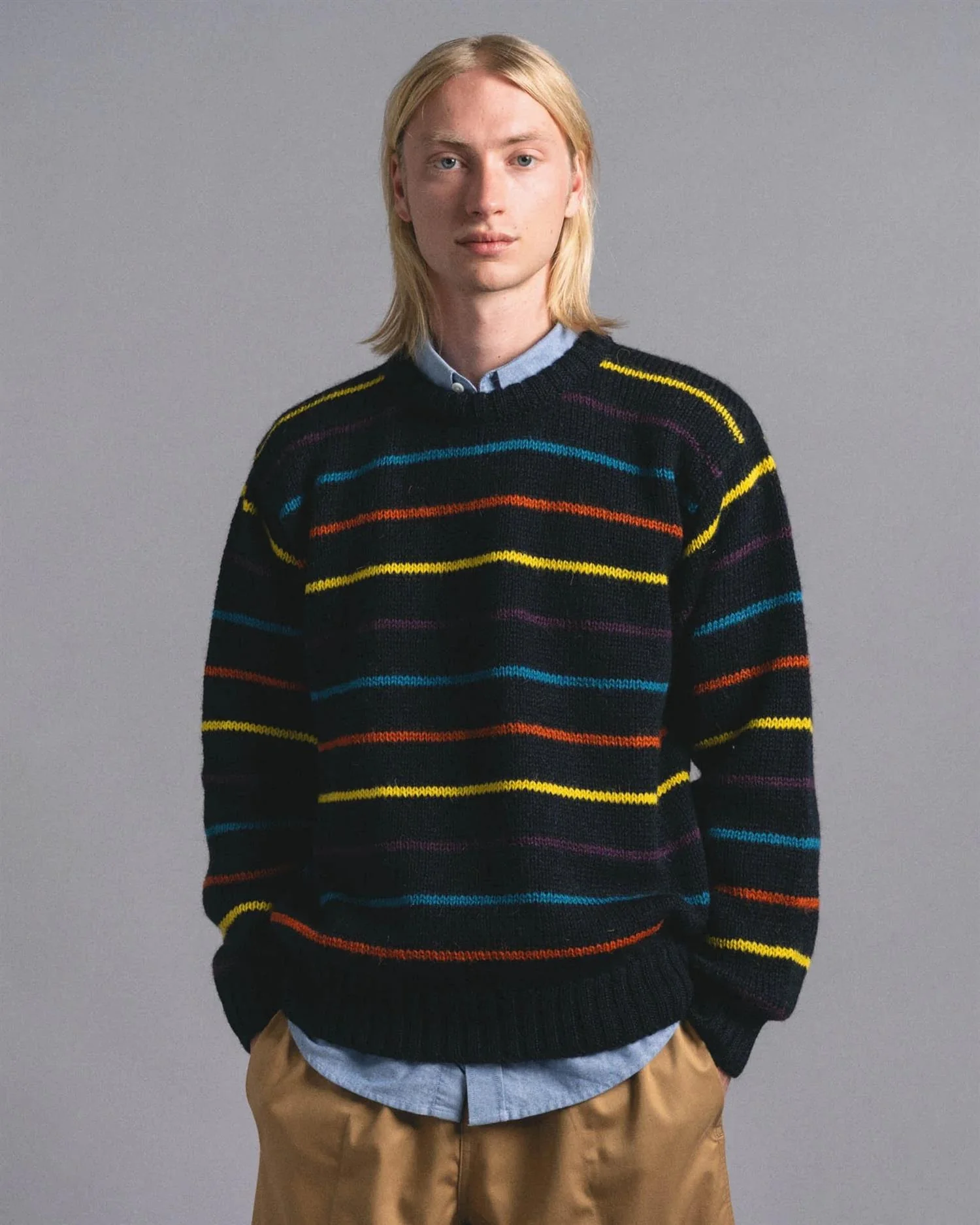 Six Blade Knit Navy - Image 2