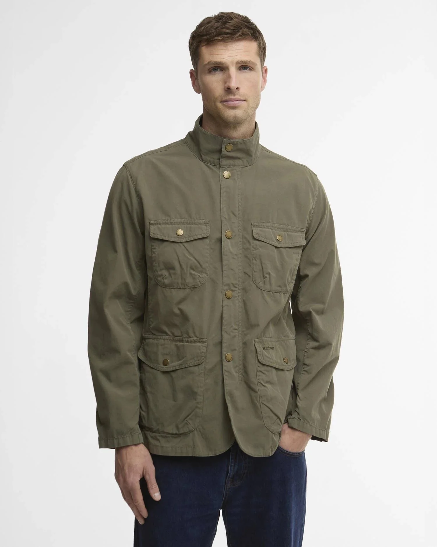 Ogston Casual Jacket Dusty Olive - Image 2