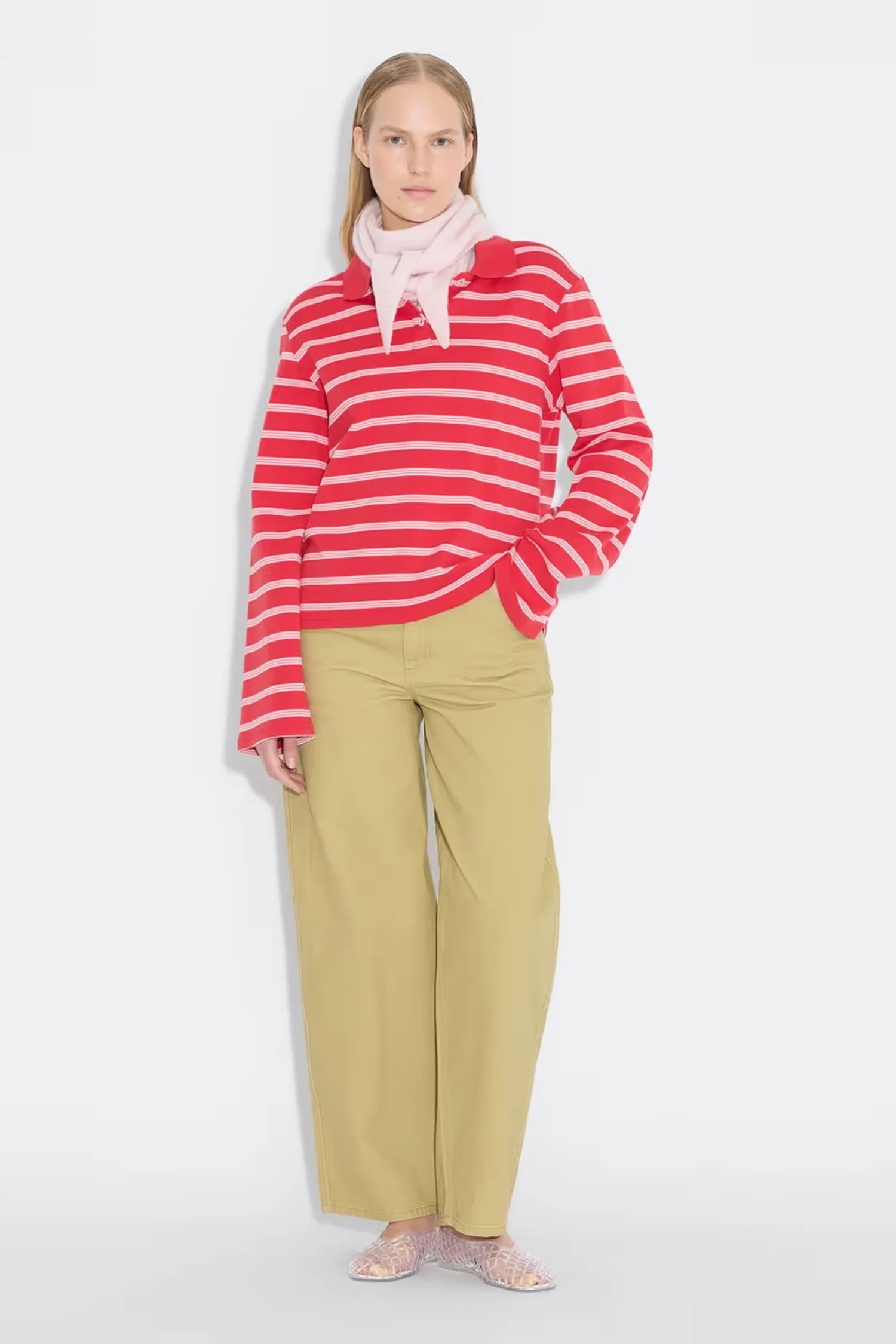 Sunny Polo - Red Stripe - Image 4