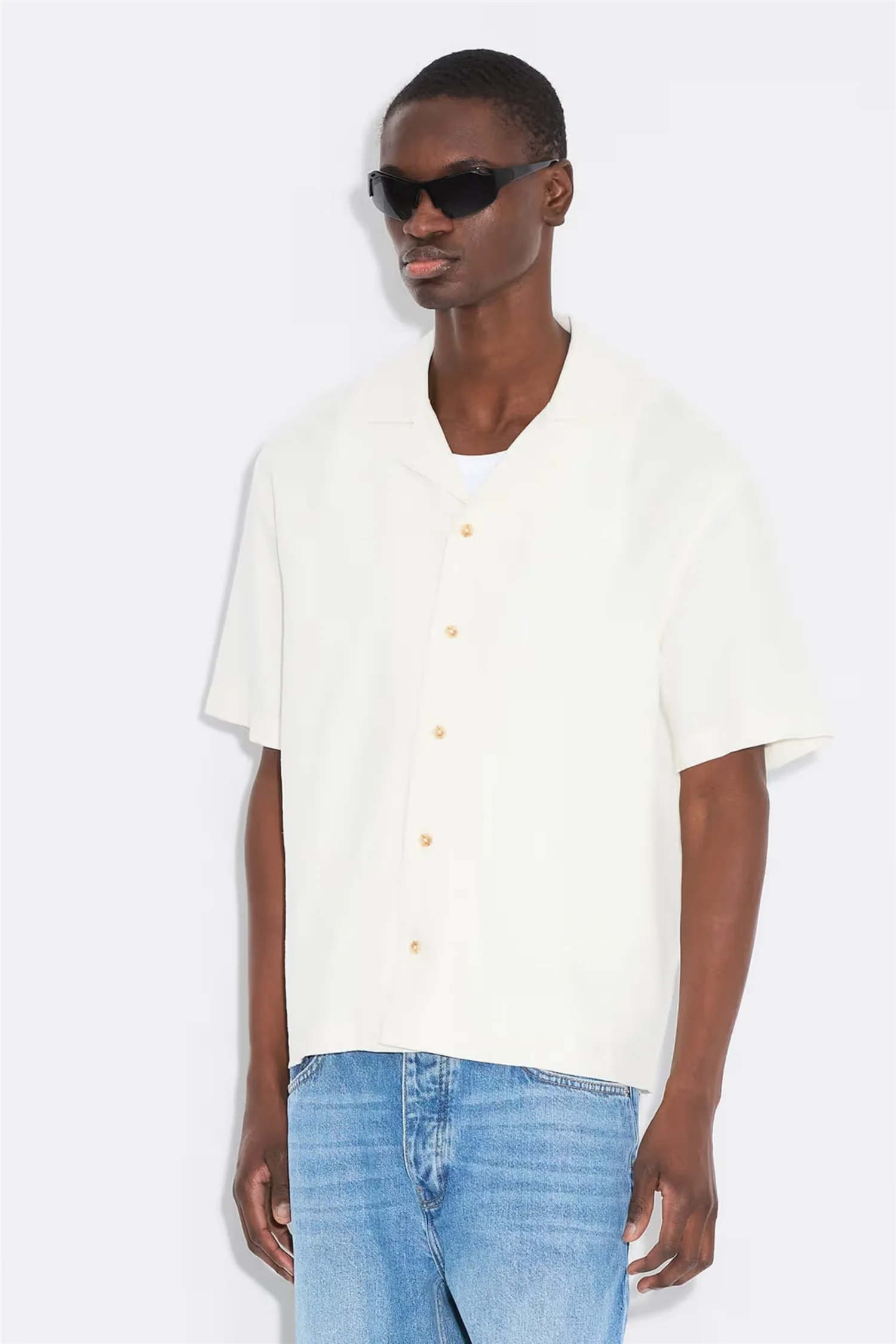Pier Linen Shirt Ecru - Image 2
