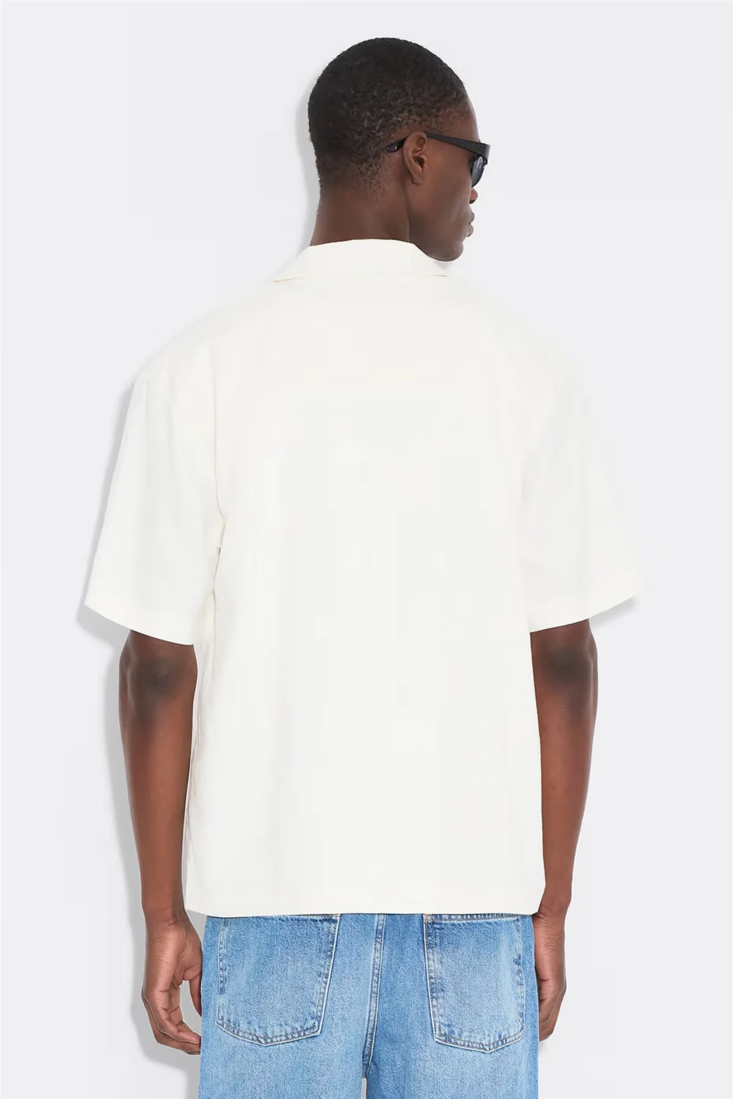 Pier Linen Shirt Ecru - Image 3