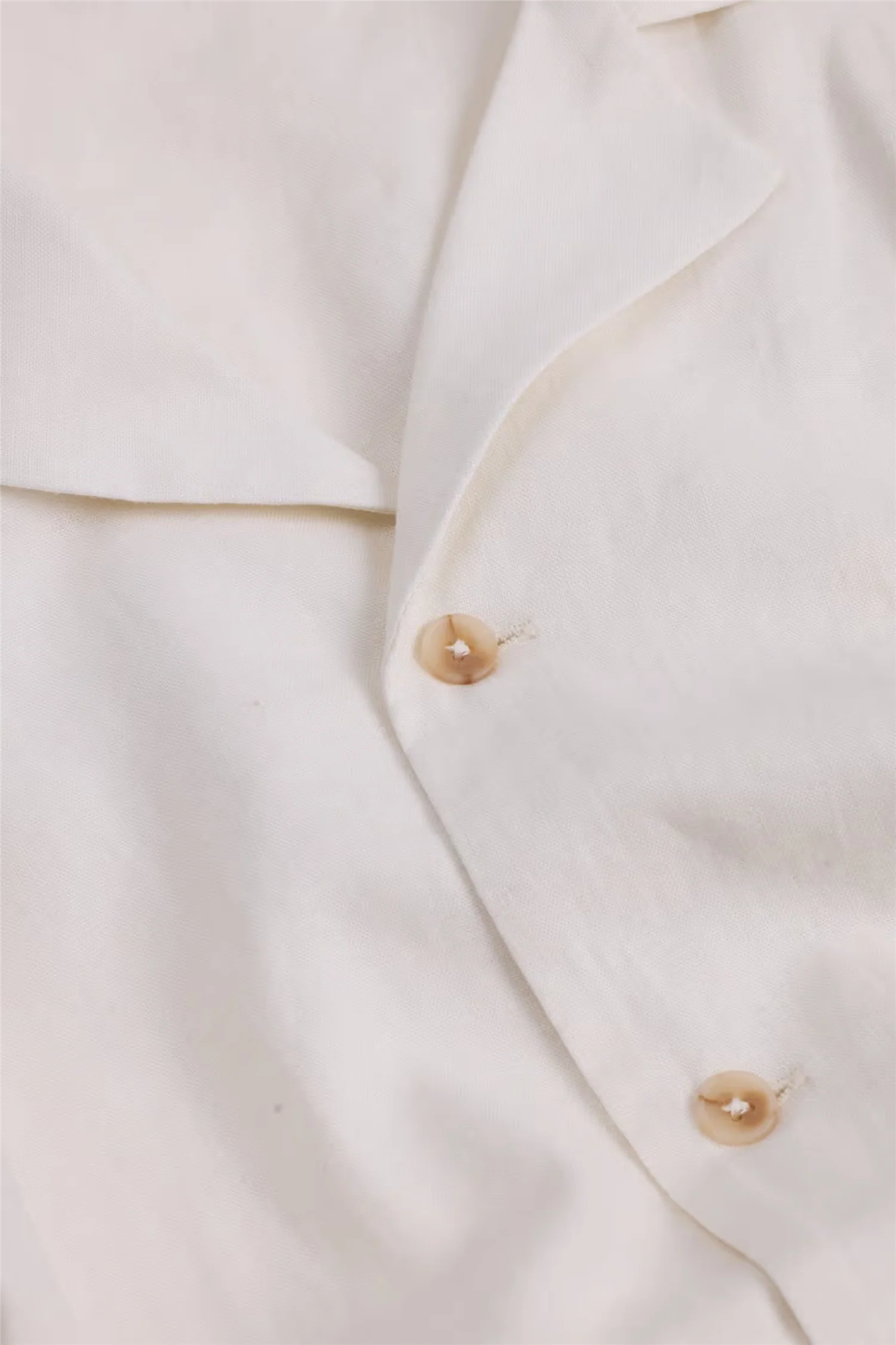 Pier Linen Shirt Ecru - Image 4