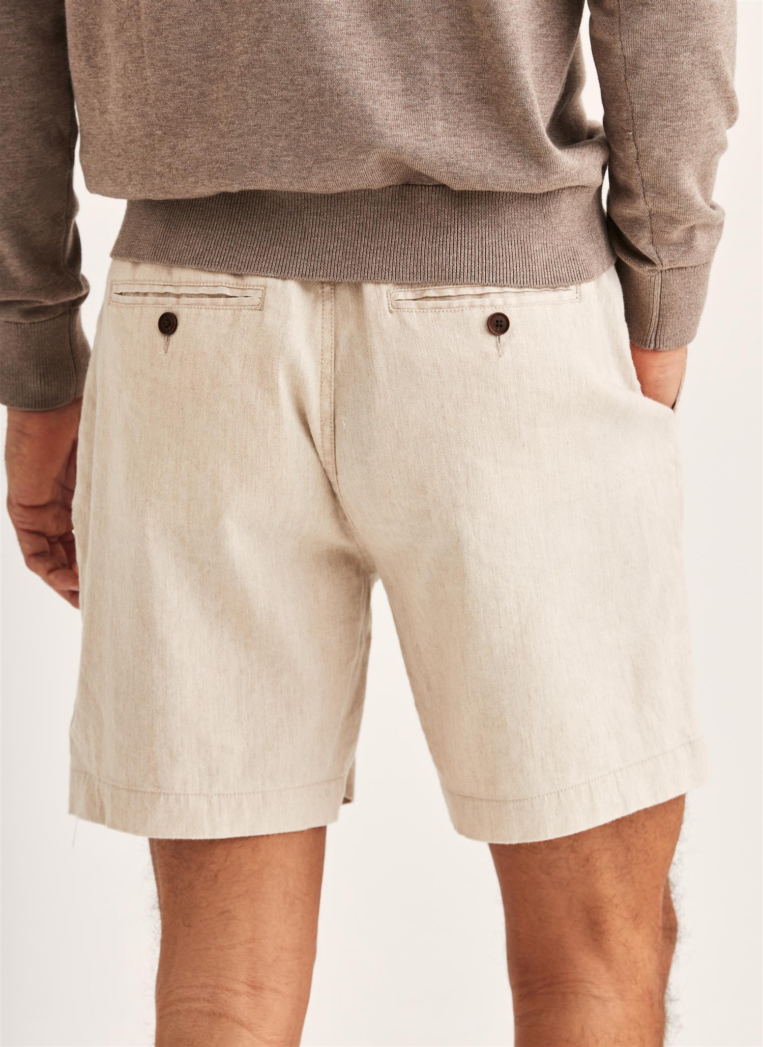 Fenix Linen Shorts Sand - Image 4