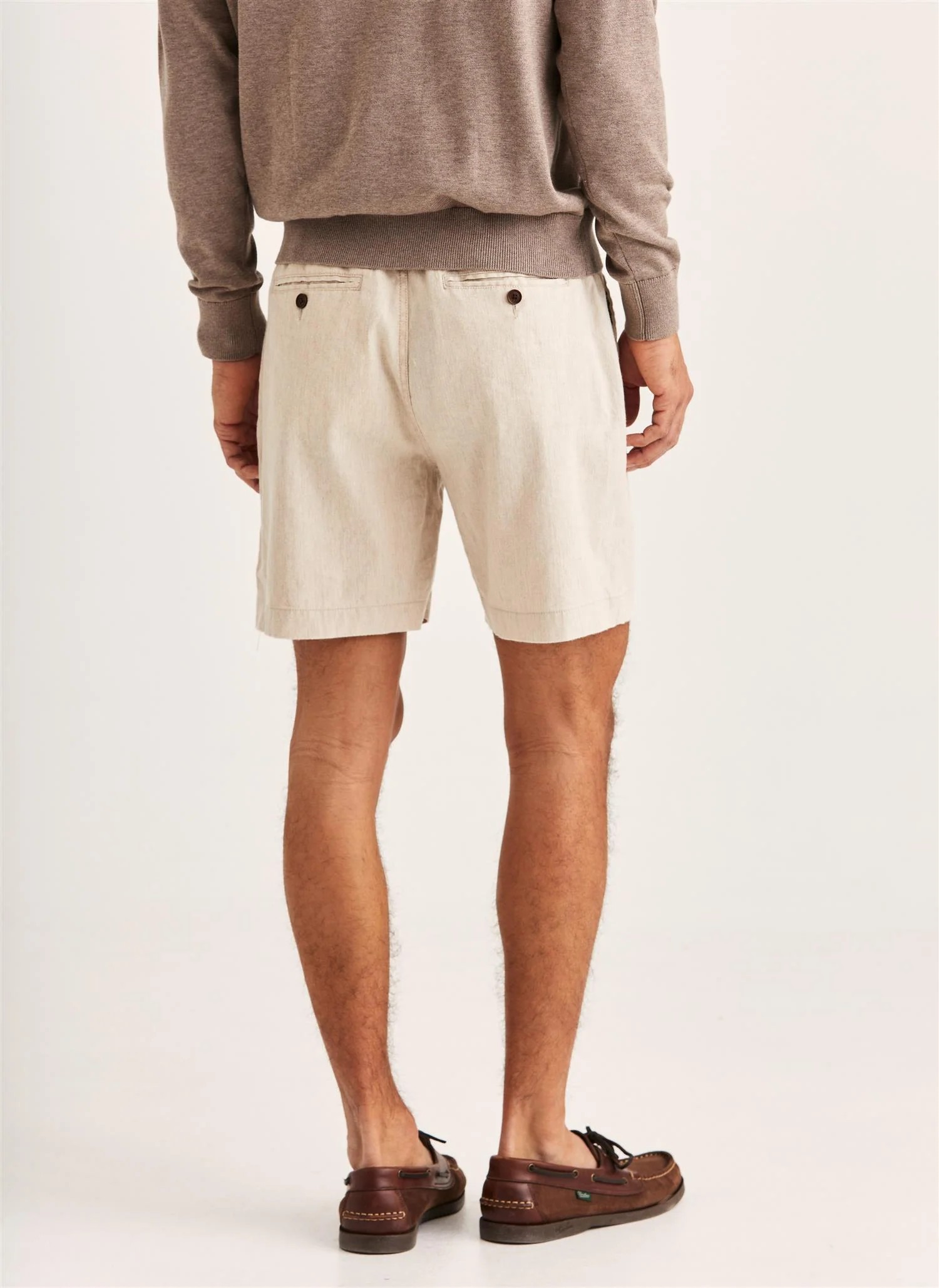 Fenix Linen Shorts Sand - Image 6