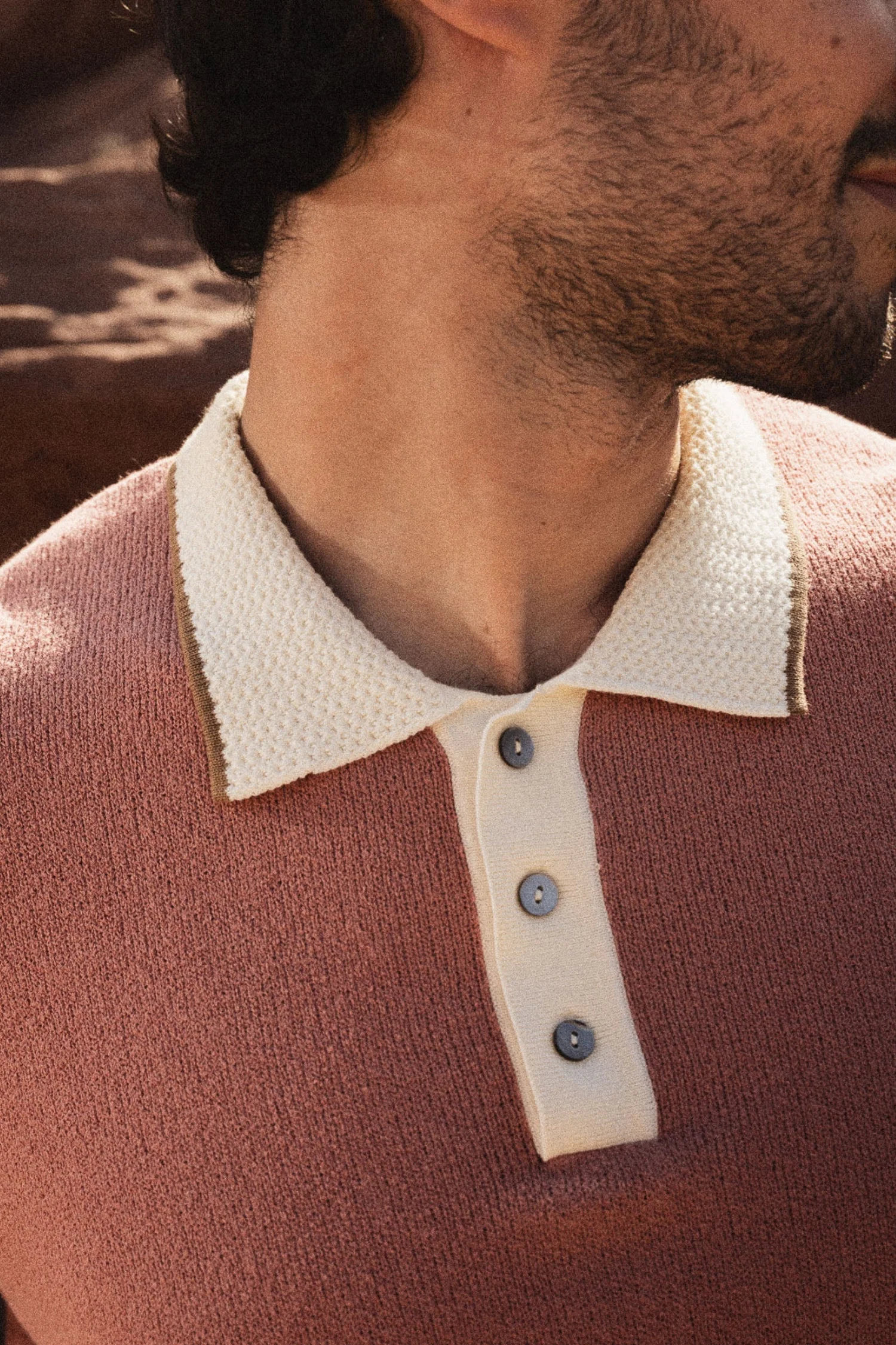Francesco Polo SS Knit Rosedawn - Image 4