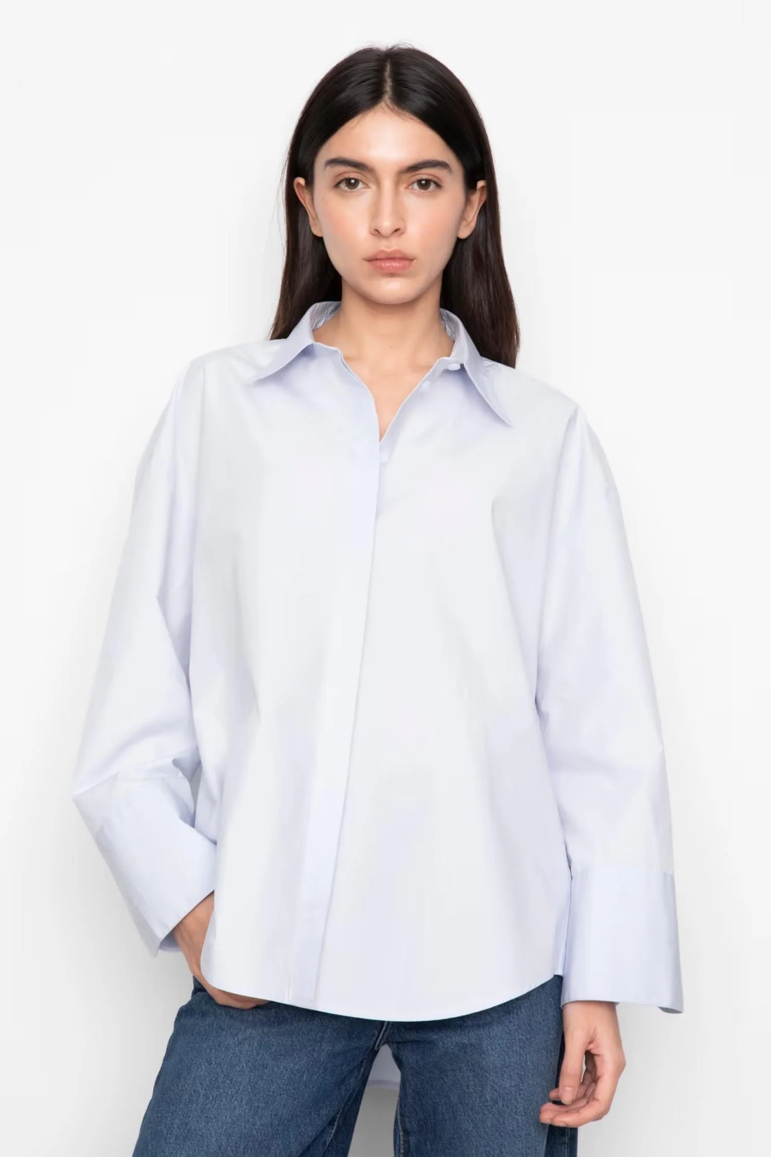 Nell shirt - 1510 Light Blue - Image 2