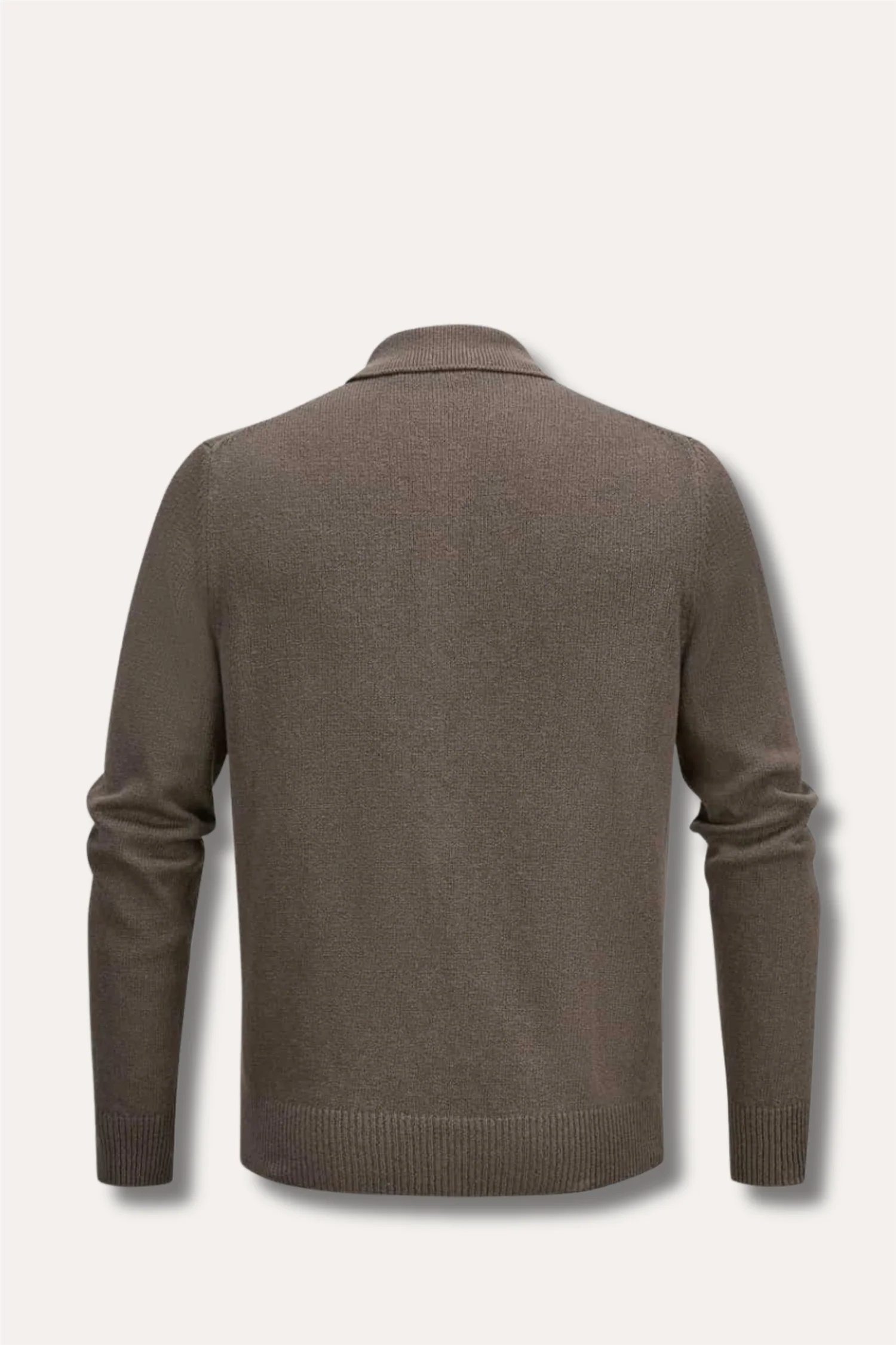 Cashmere/Cotton Cardigan Brown - Image 2