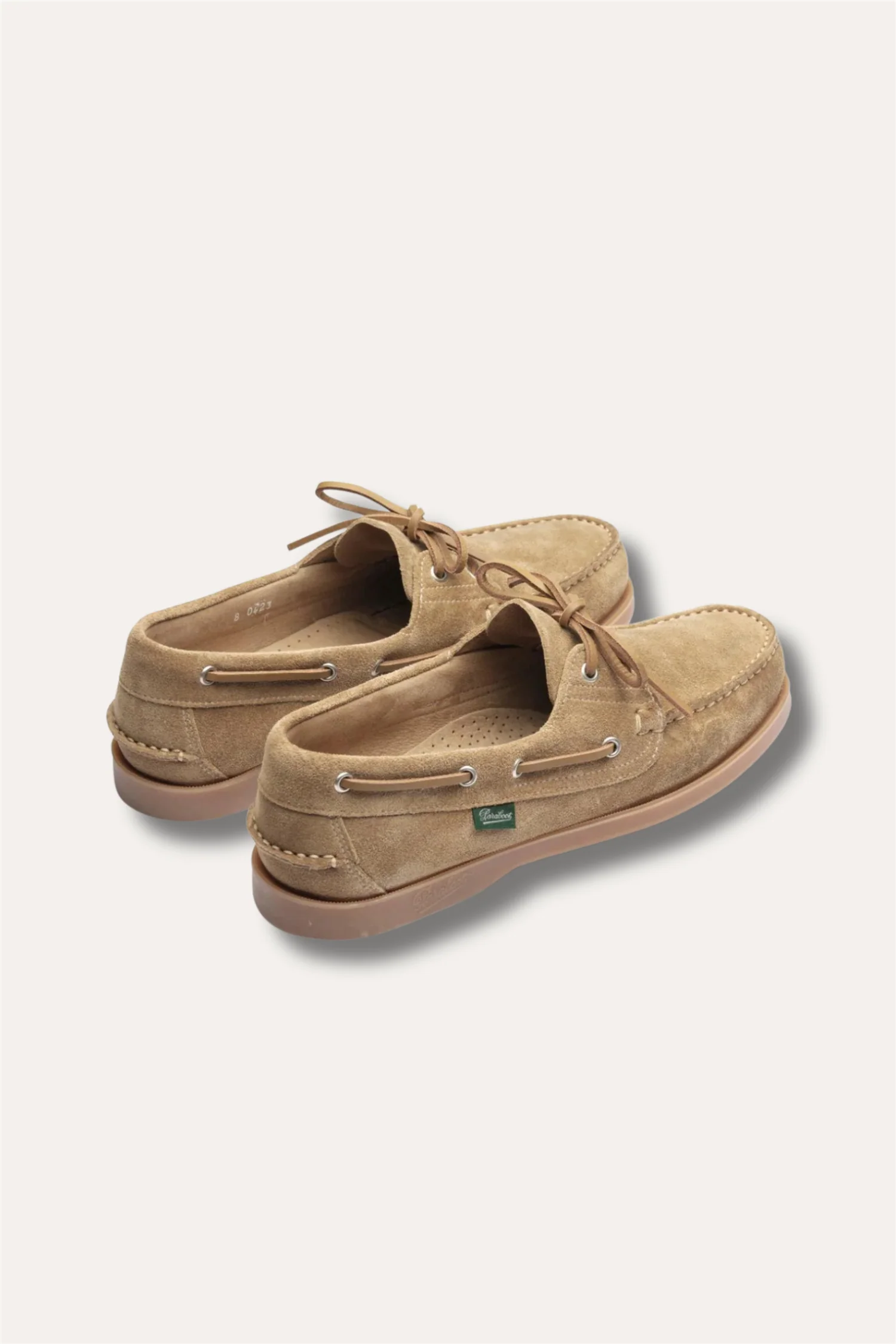 Barth Rubber Sole Beige Velvet - Image 3