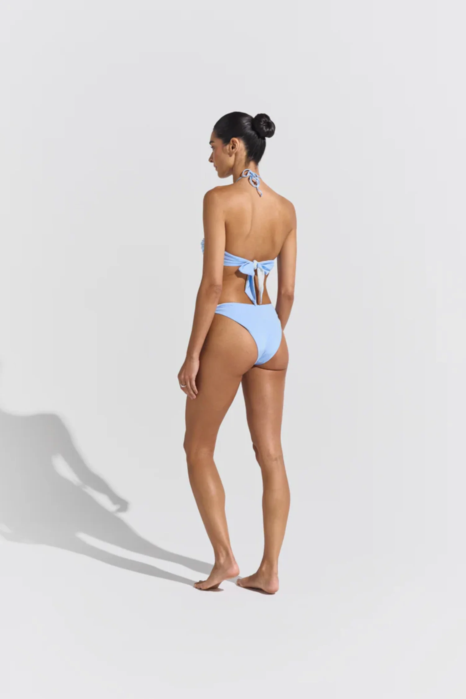 Twisted Bikini Bottom - Pearl Blue - Image 5
