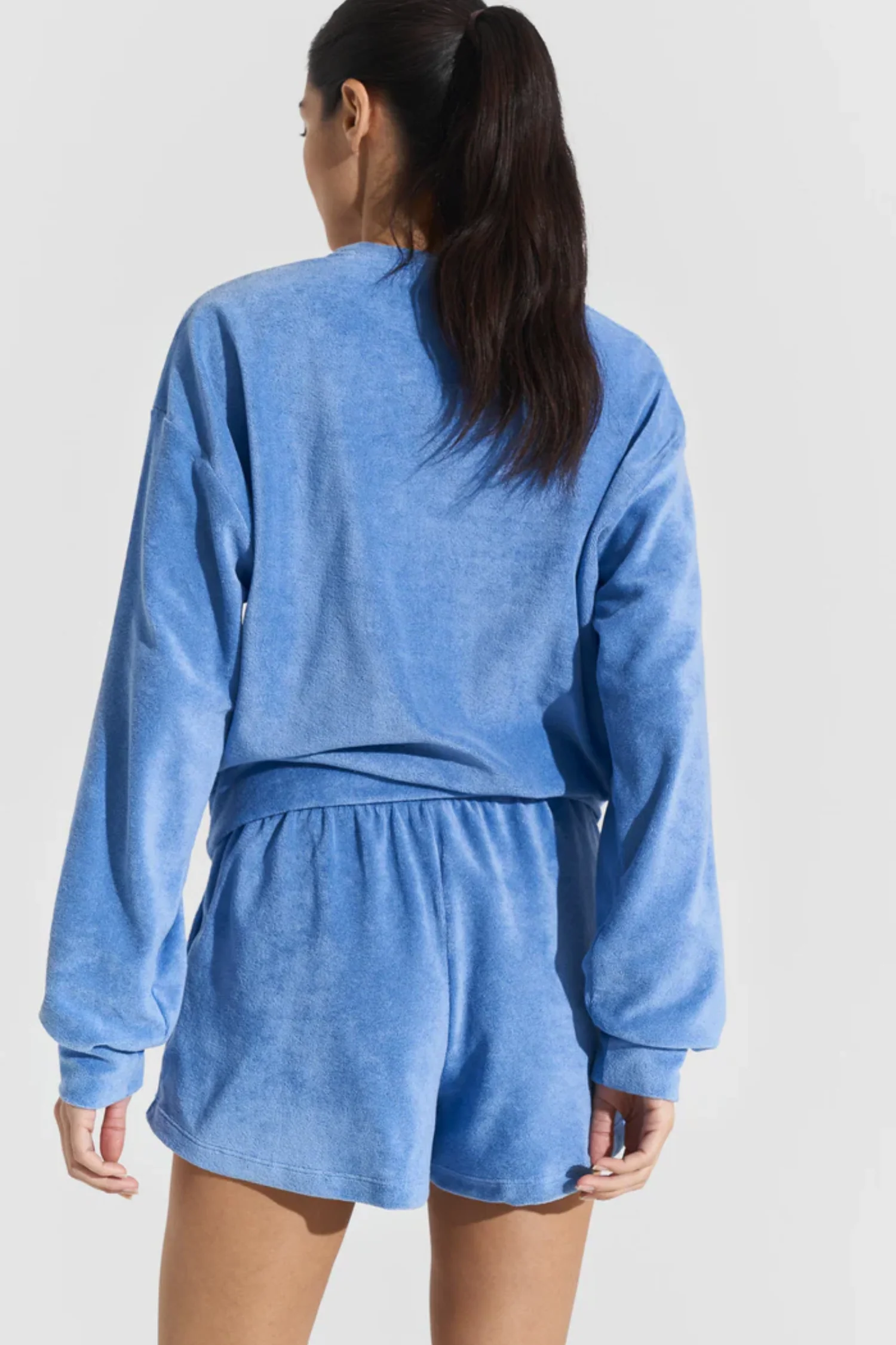 Terry Shorts - Sky Blue - Image 3