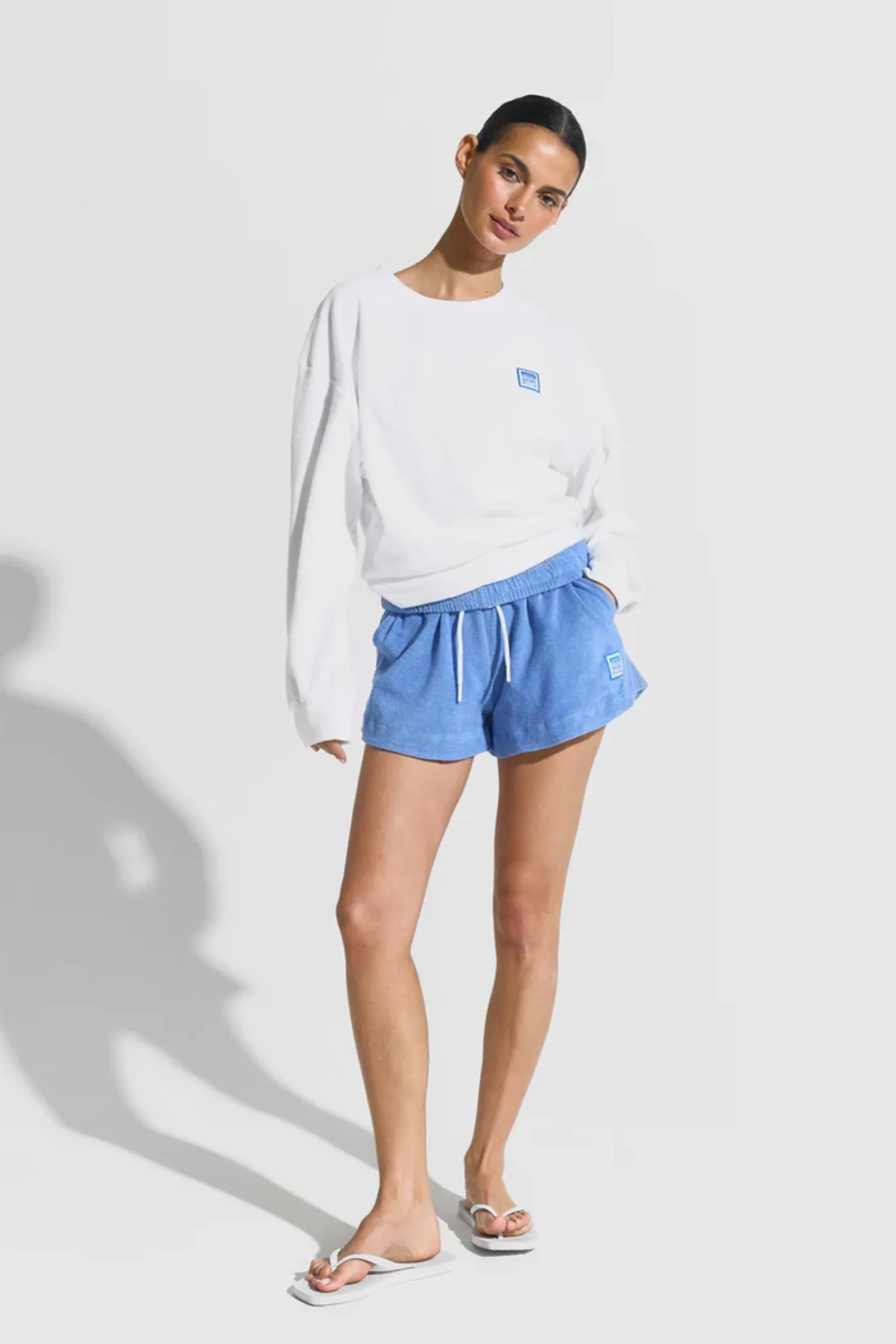 Terry Shorts - Sky Blue - Image 4