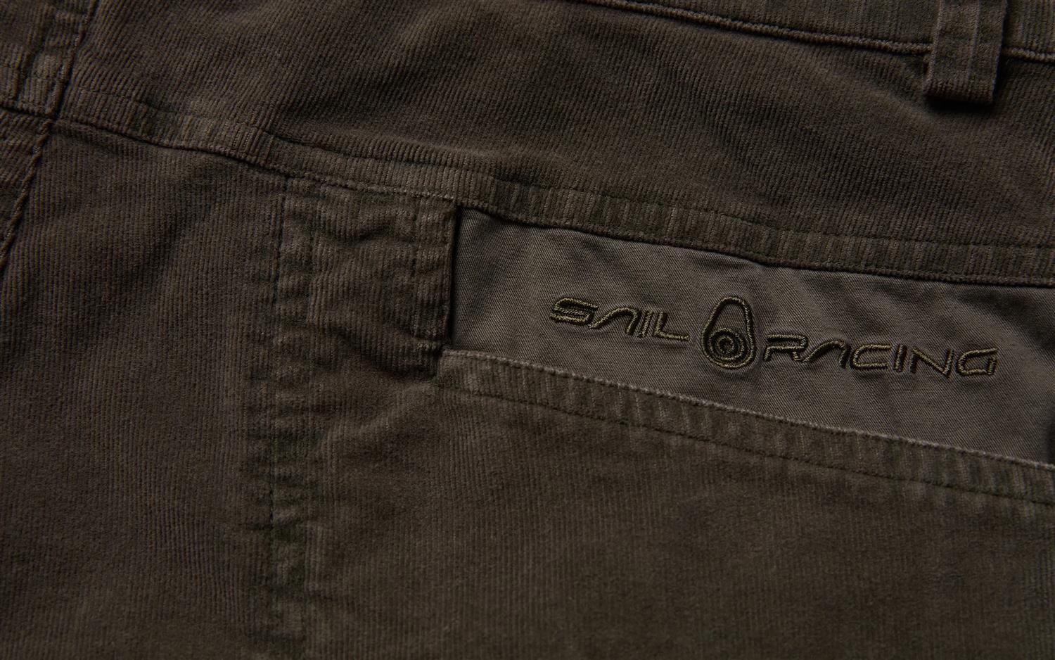 Grinder Corduroy Shorts Mud Green - Image 4