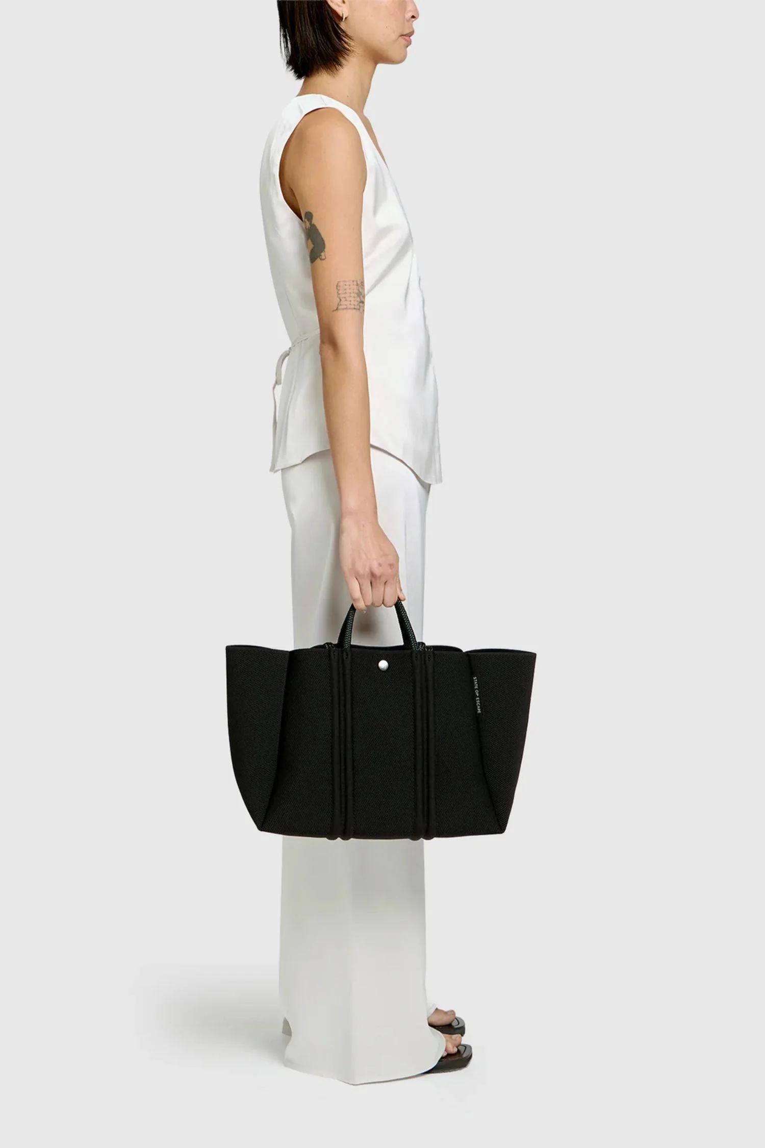 Meridian Midi Tote- Black - Image 5