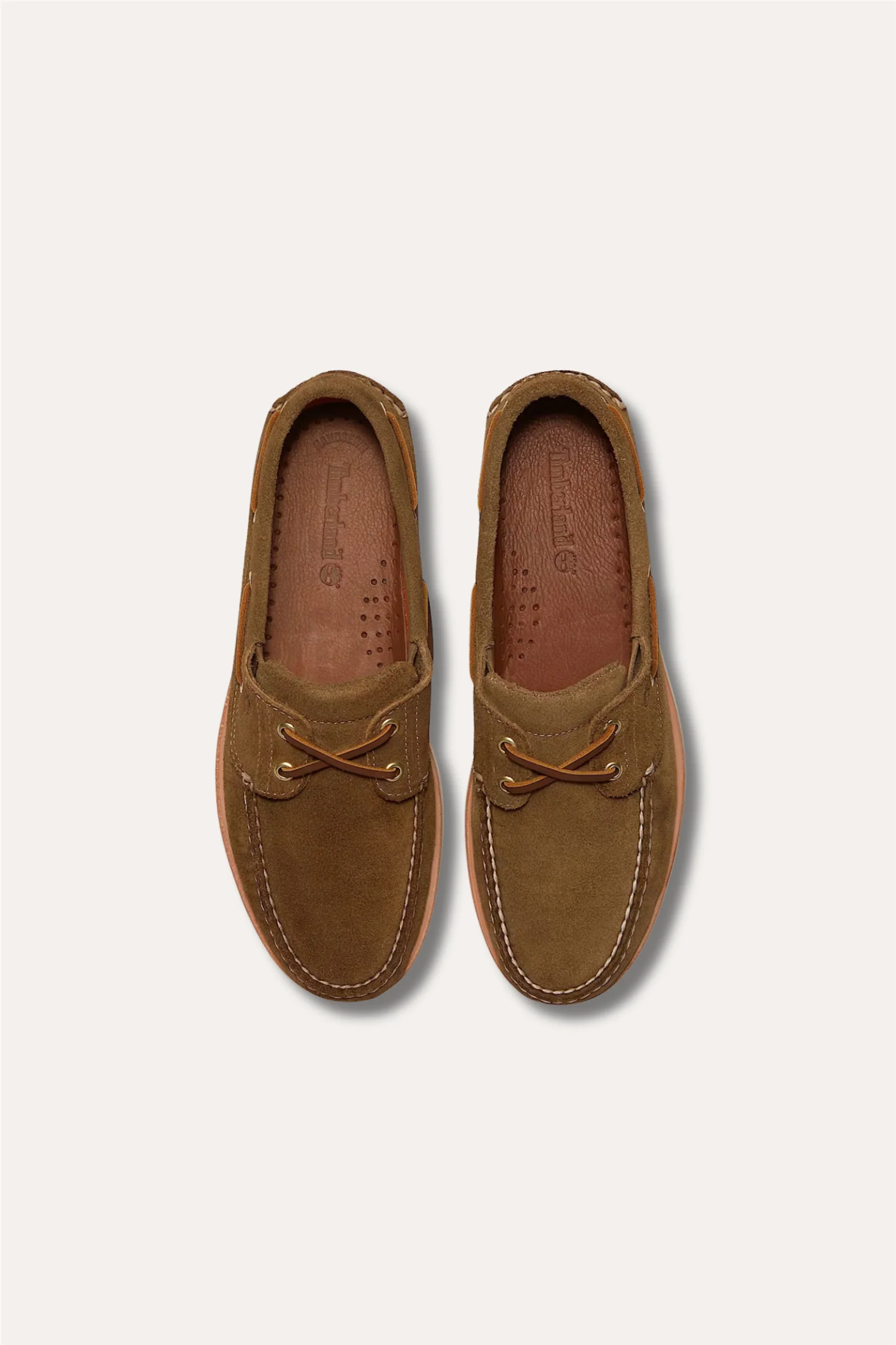 Crafted Boat Shoe Medium Beige Suede - Image 4