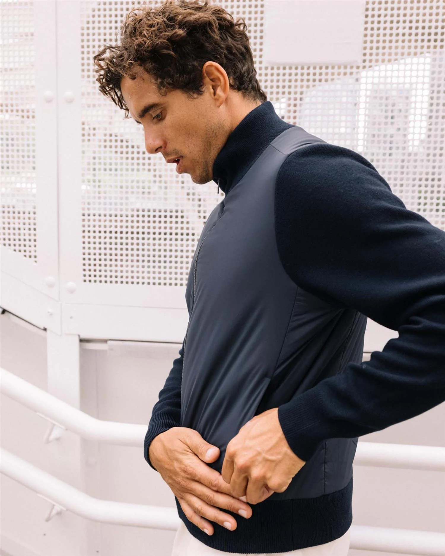 Leeway Jacket Midnight Blue - Image 2