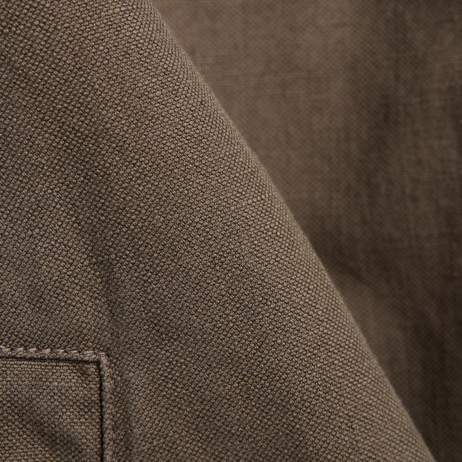 Salinas Cotton/Linen Jacket Mid Brown - Image 2