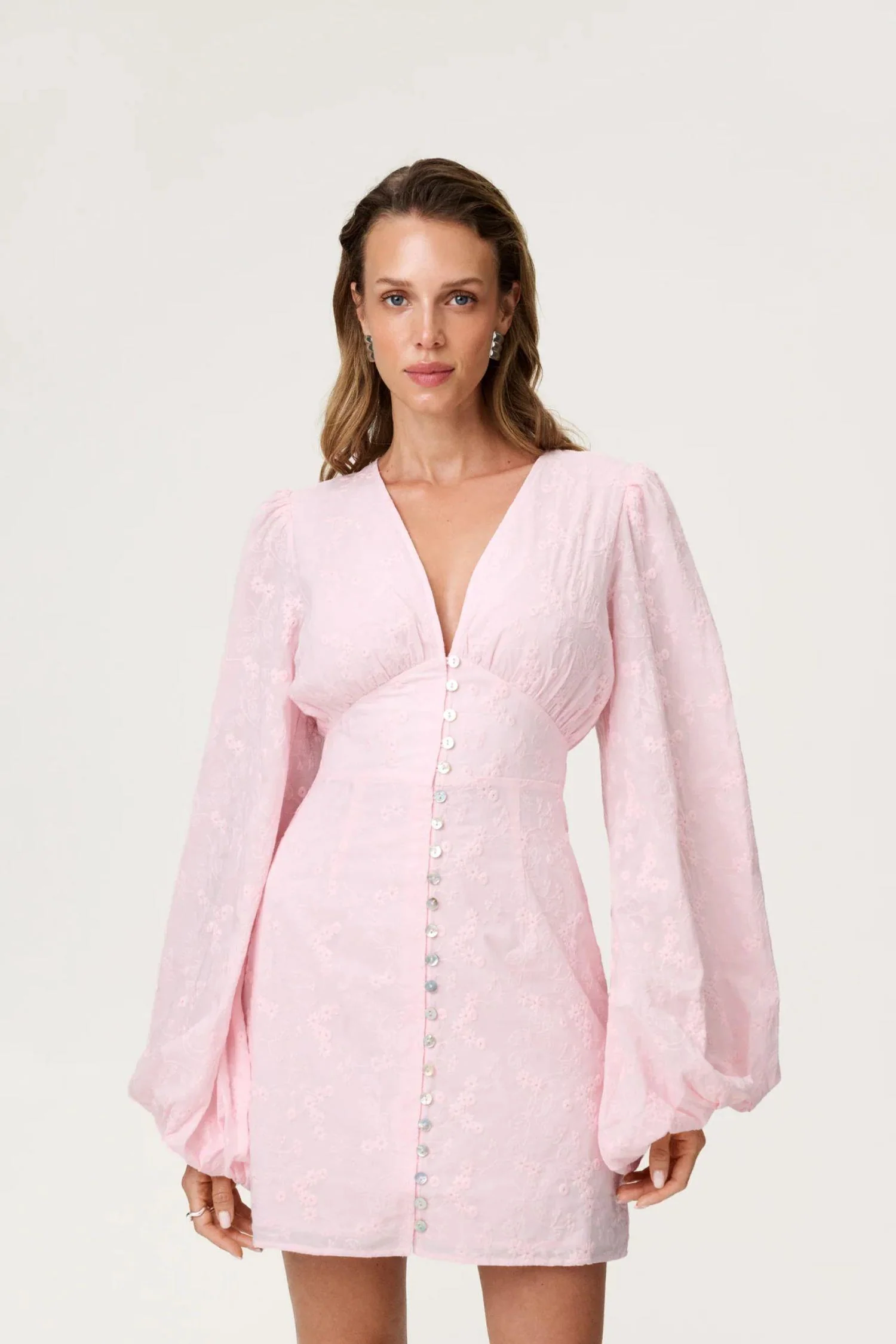 Florence dress- Pink Embroidery - Image 2
