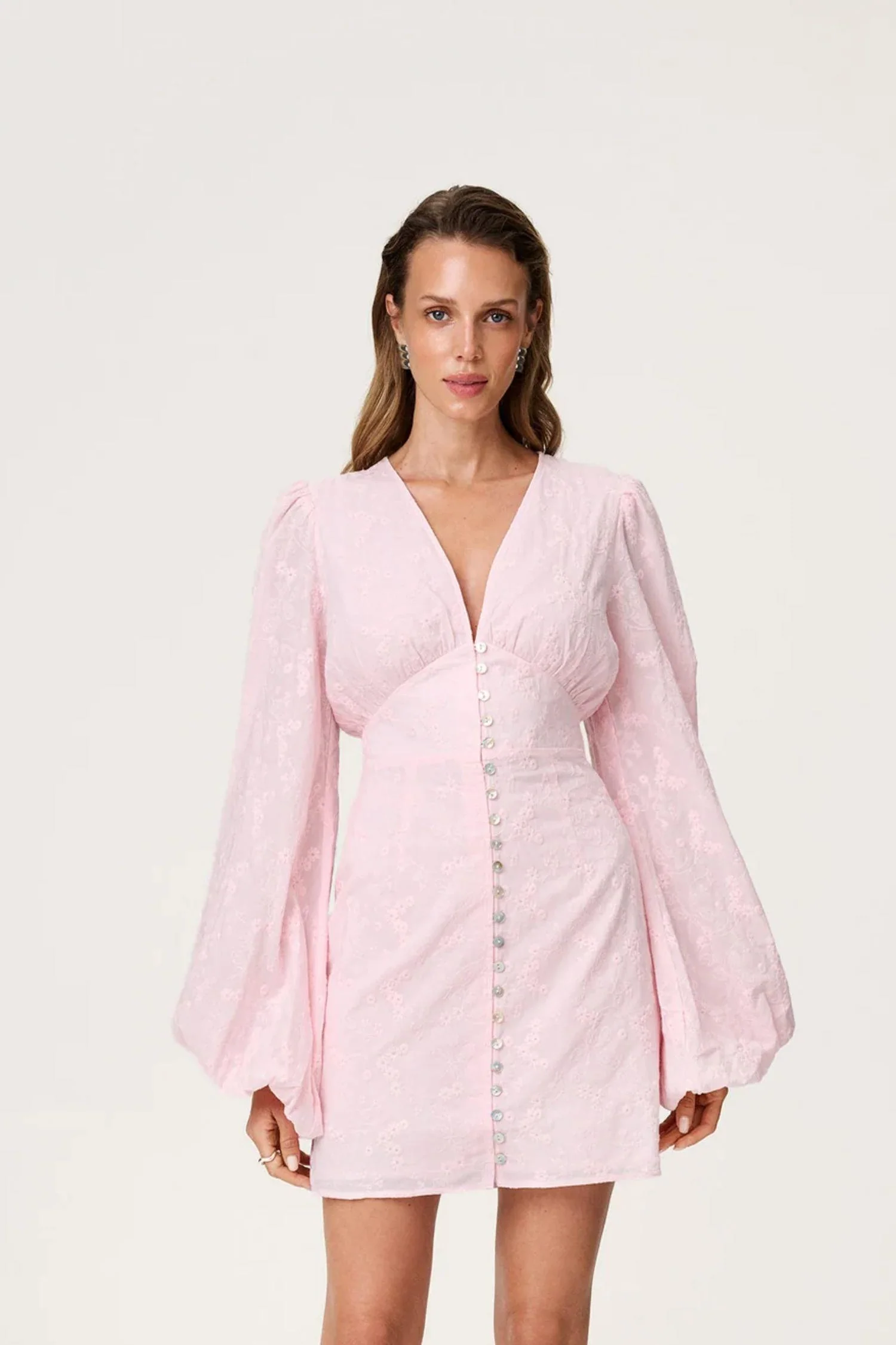 Florence dress- Pink Embroidery - Image 6