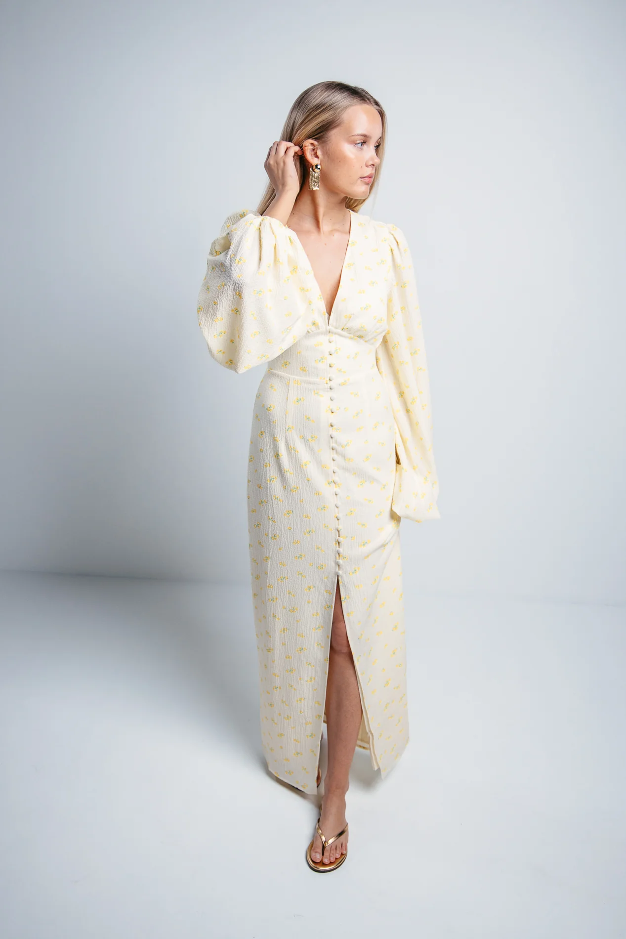 Positano dress- Pastel Yellow - Image 2