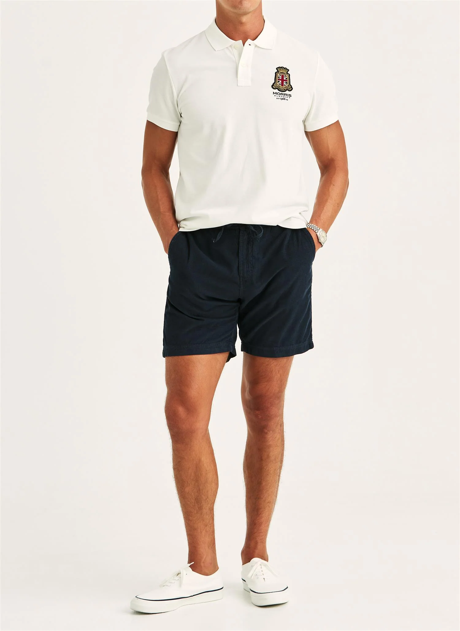 Fenix Summer Cord Shorts Blue - Image 3