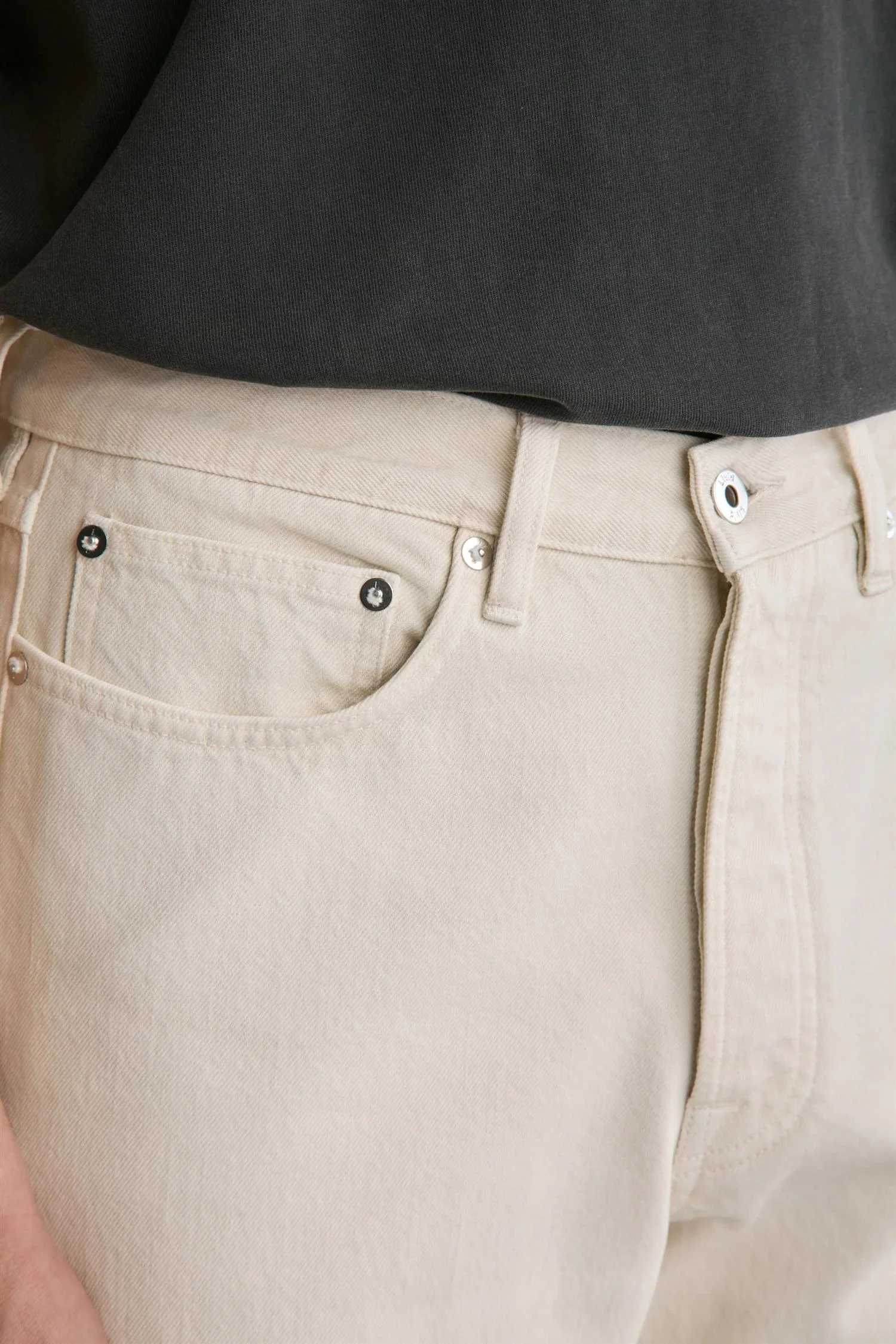 Barnes High-Rise Wide Fit Fade Bone - Image 10