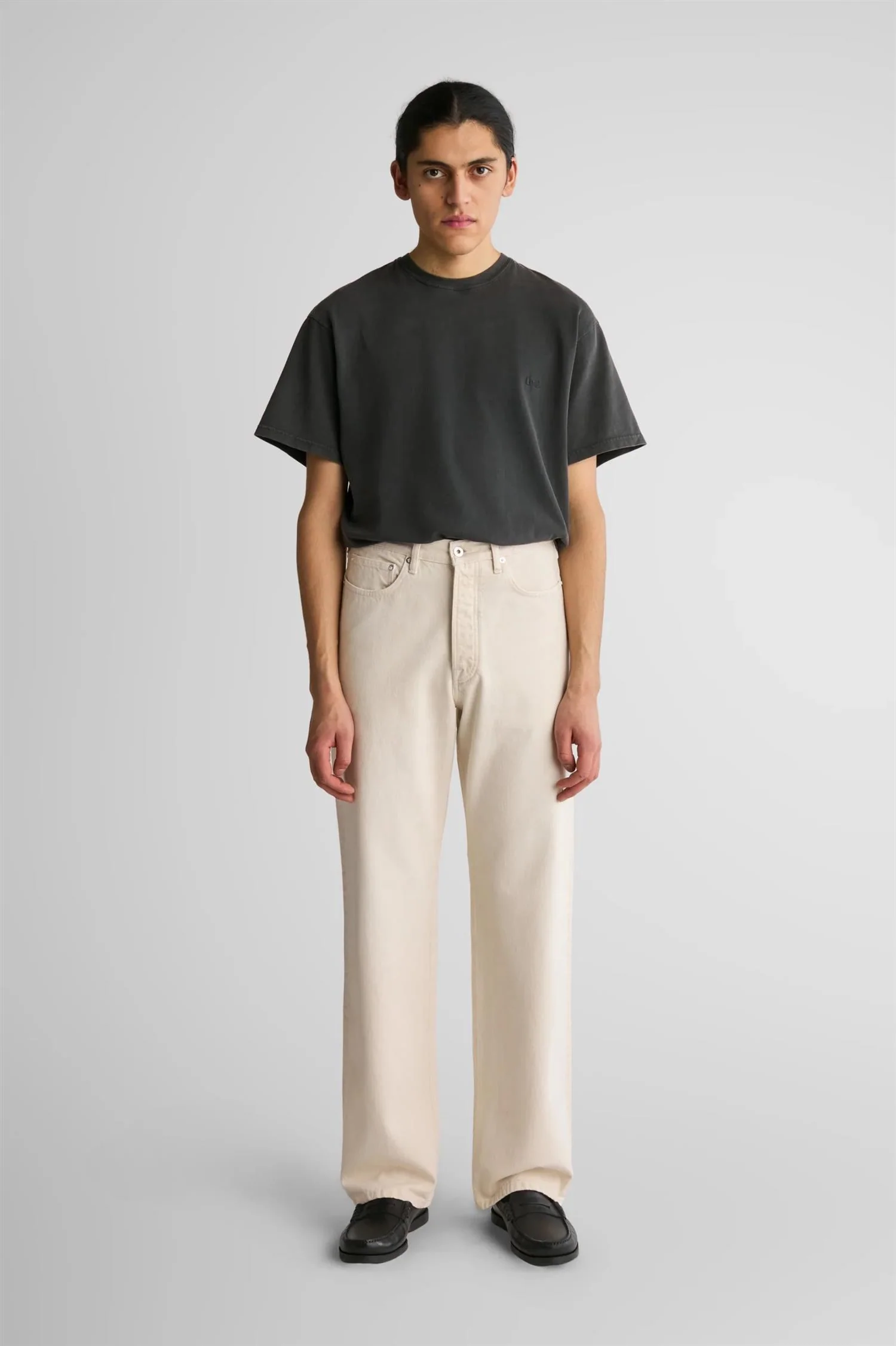 Barnes High-Rise Wide Fit Fade Bone - Image 2