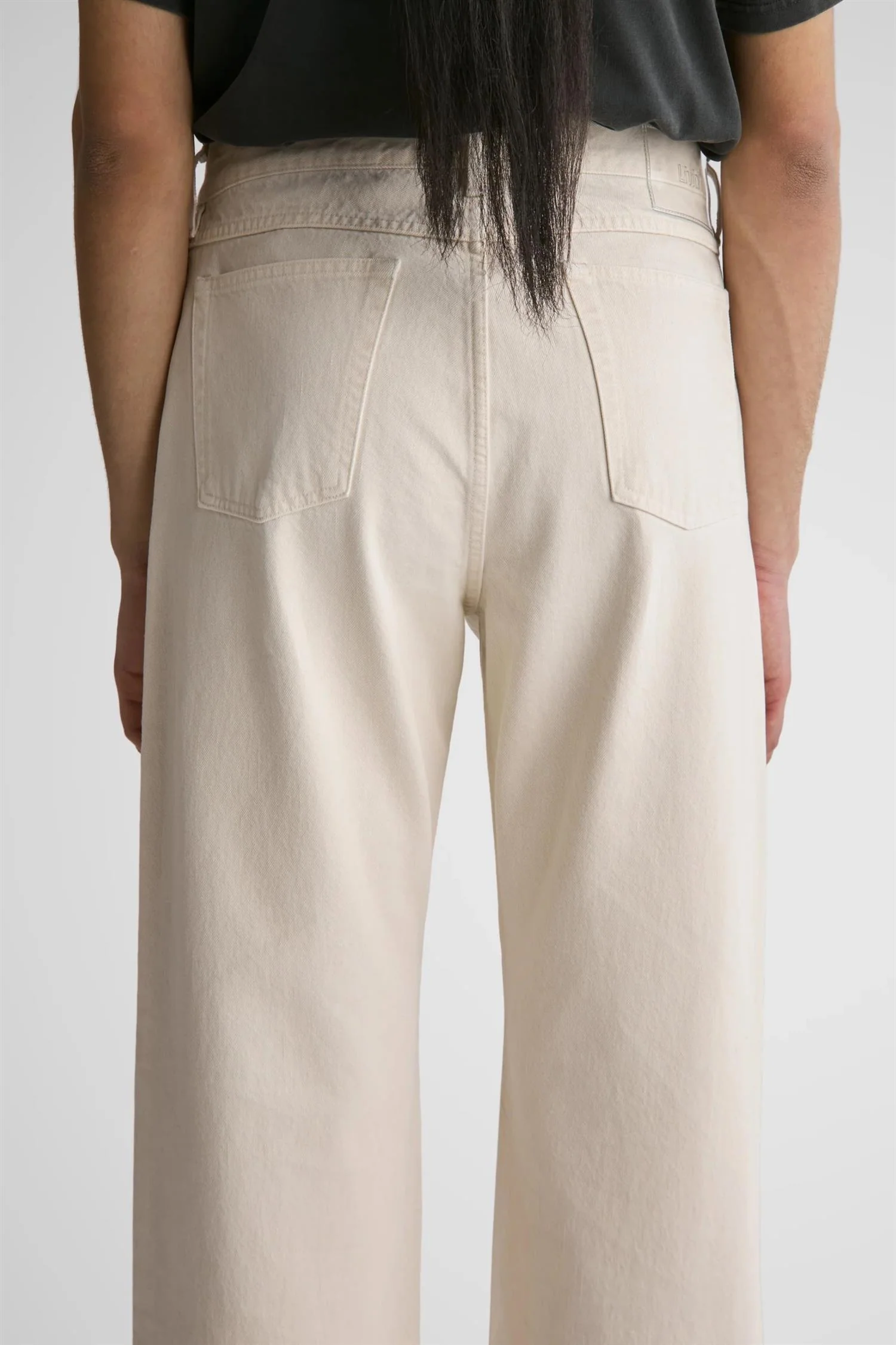 Barnes High-Rise Wide Fit Fade Bone - Image 6