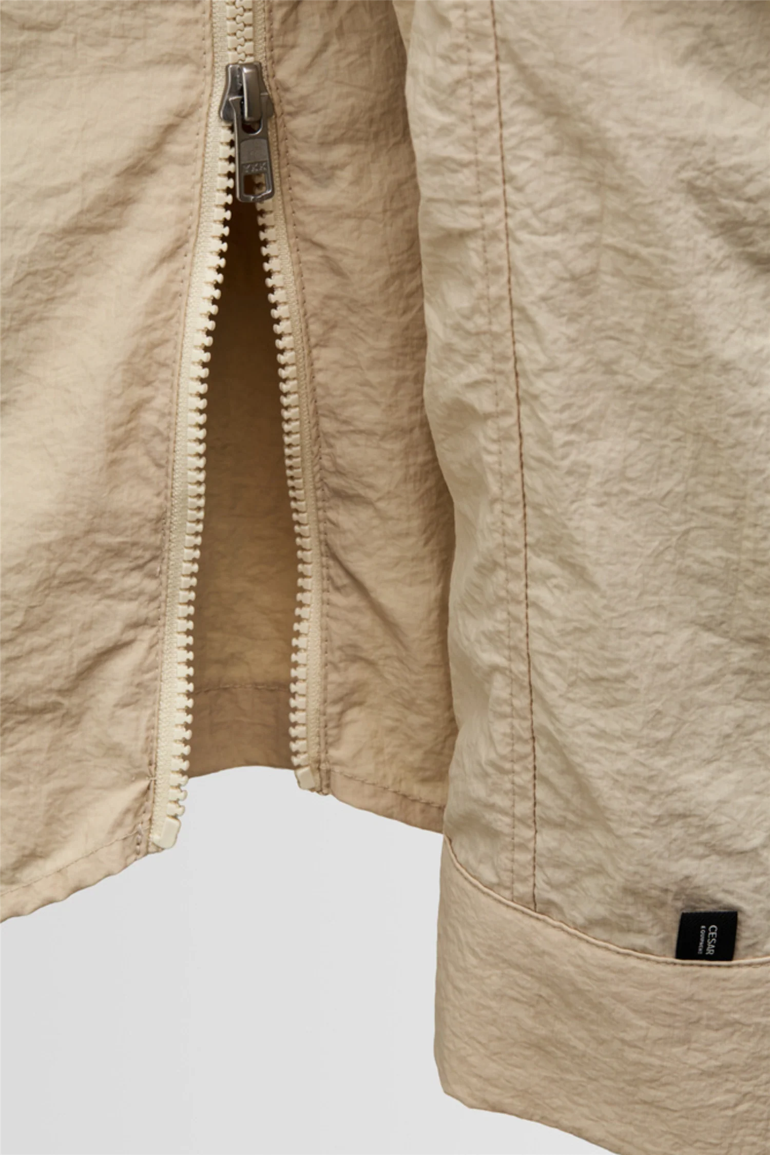 Filey Nylon Shirt Light Beige - Image 4