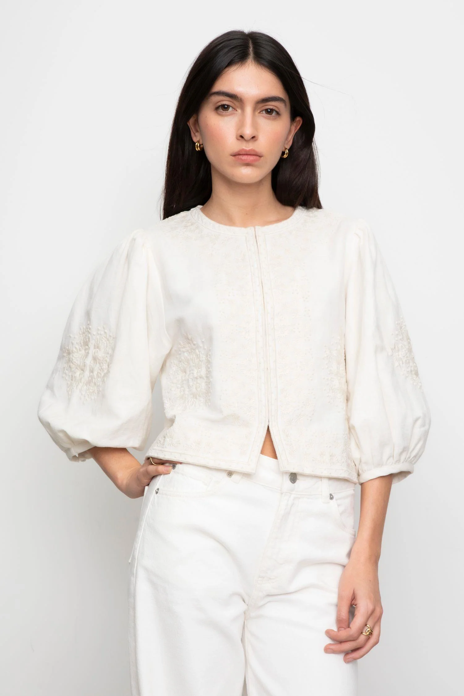 Maya Jacket-White - Image 4