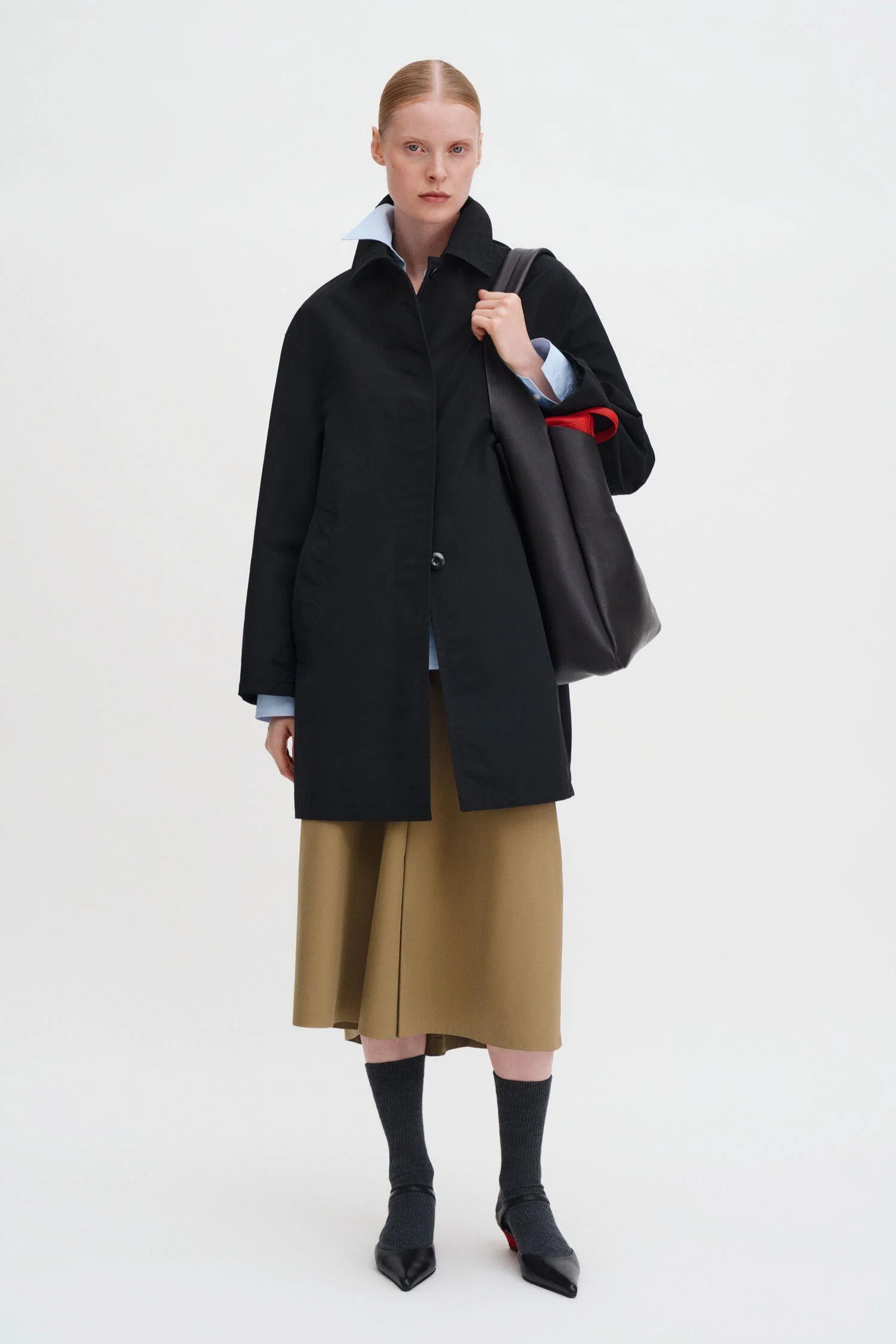 Cassie Car Coat - Black - Image 2