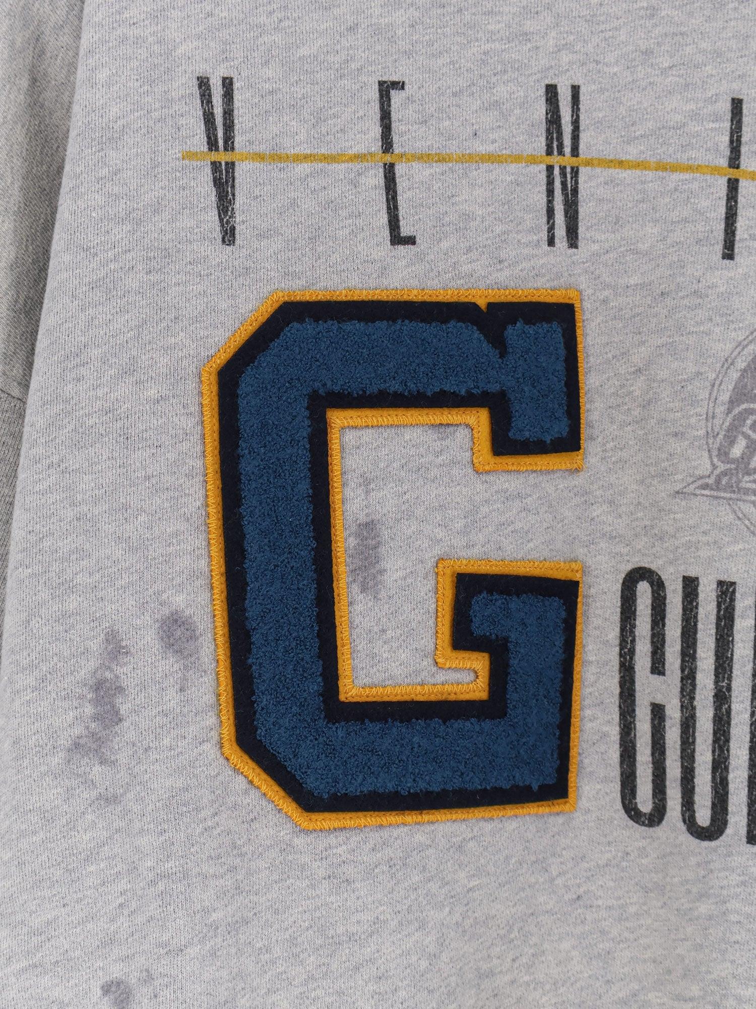 Journey Unisex Crewneck Heavy Fleece Vintage Treatment Alluminium Melange Gray - Image 3