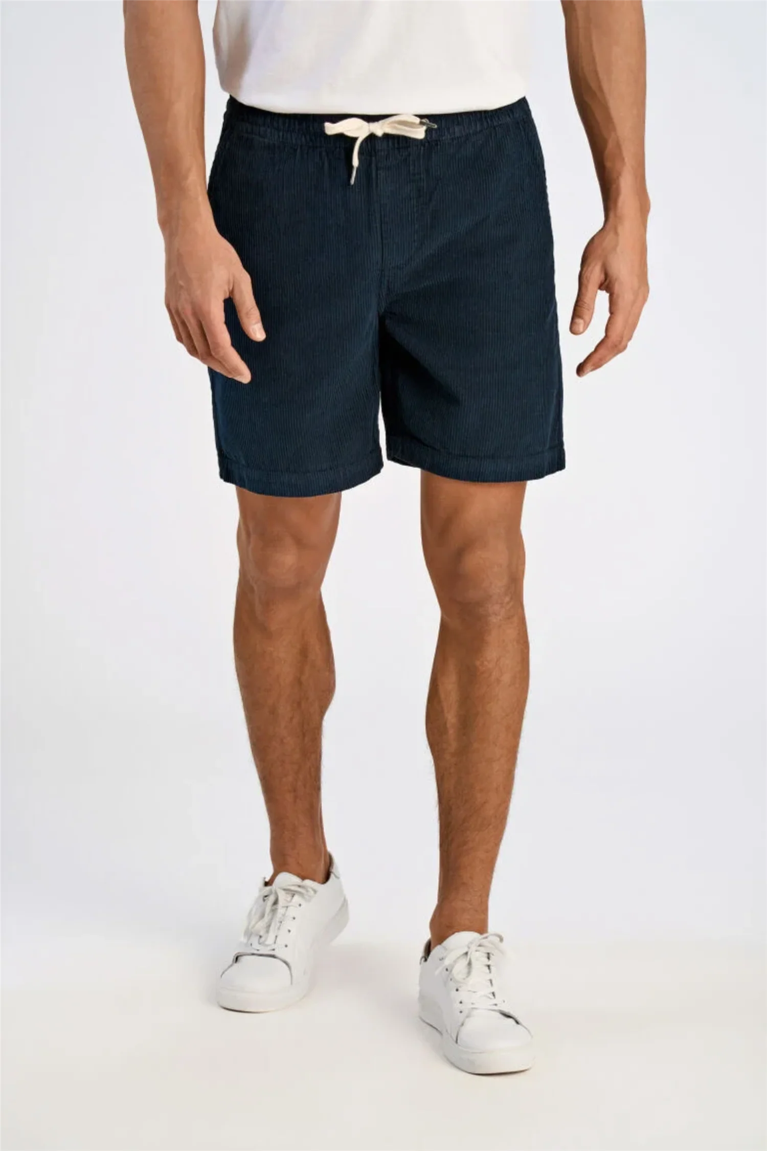 Corduroy Shorts Navy - Image 4