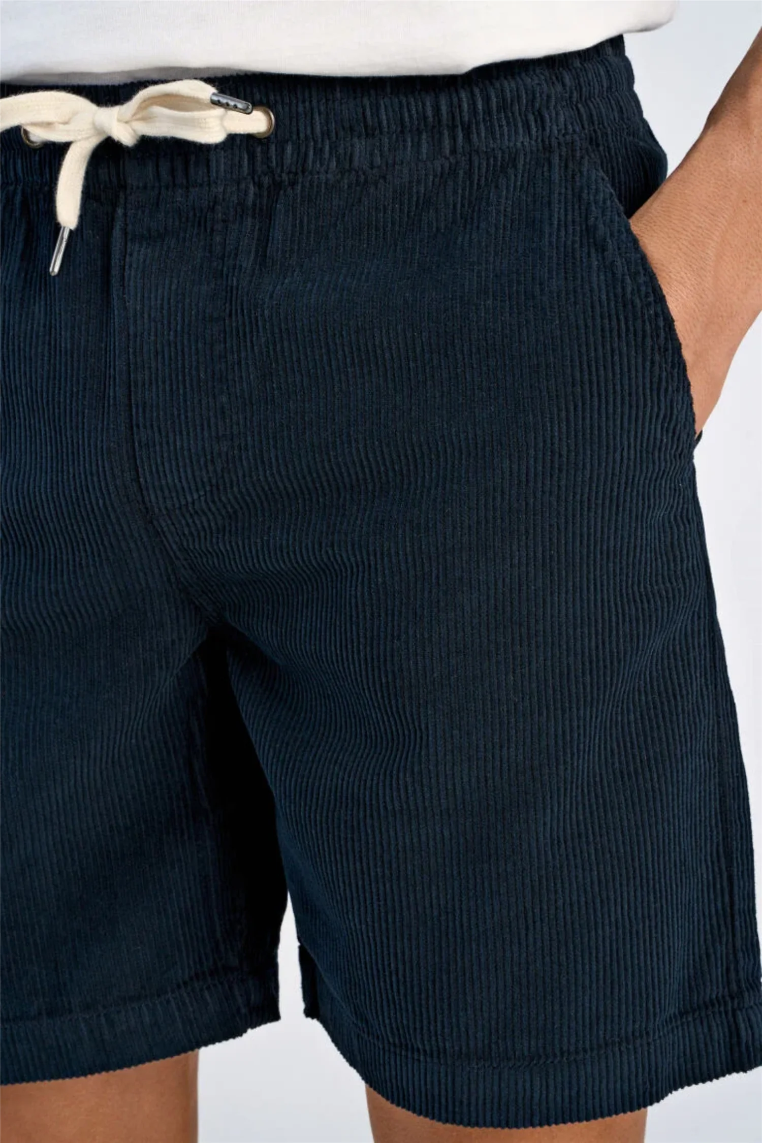 Corduroy Shorts Navy - Image 7