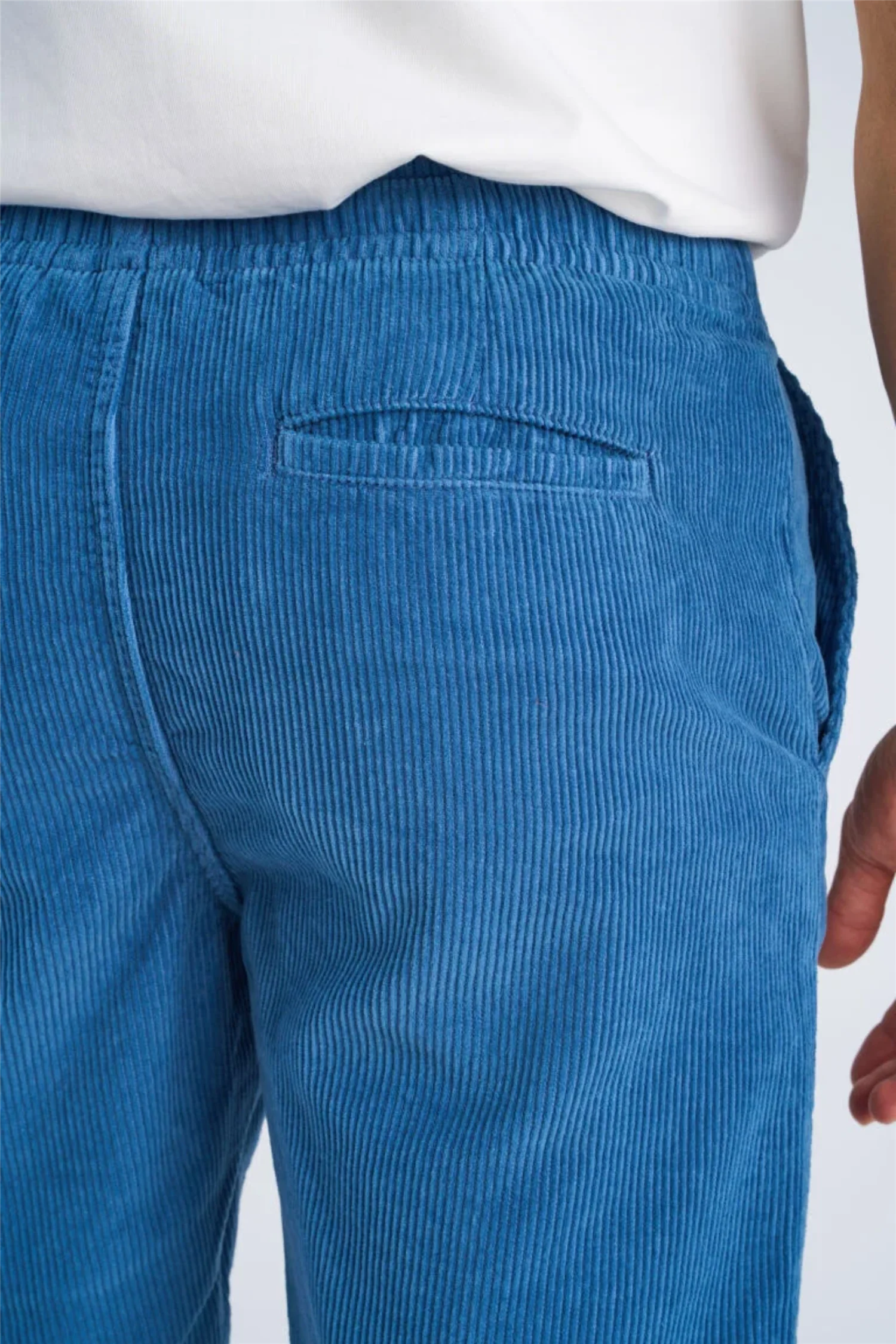 Corduroy Shorts Steel Blue - Image 6