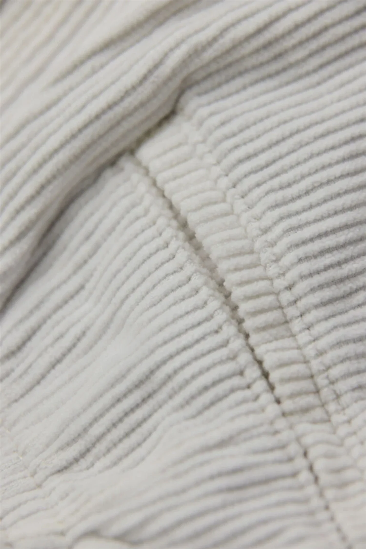 Corduroy Shorts Off White - Image 9