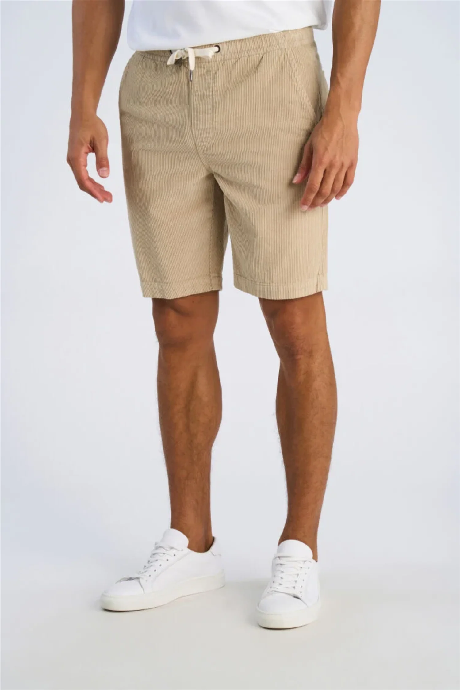 Corduroy Shorts Stone - Image 4