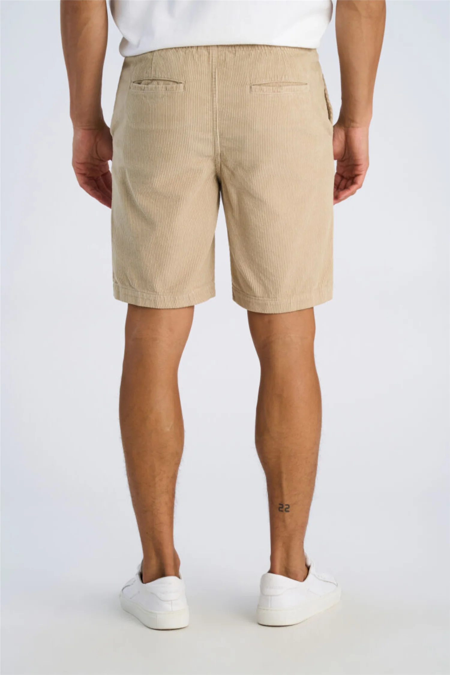 Corduroy Shorts Stone - Image 5