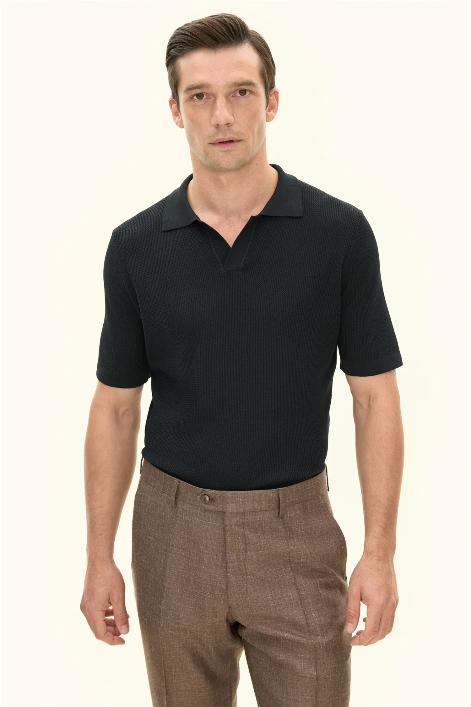 Patrick Polo Shirt Black - Image 2