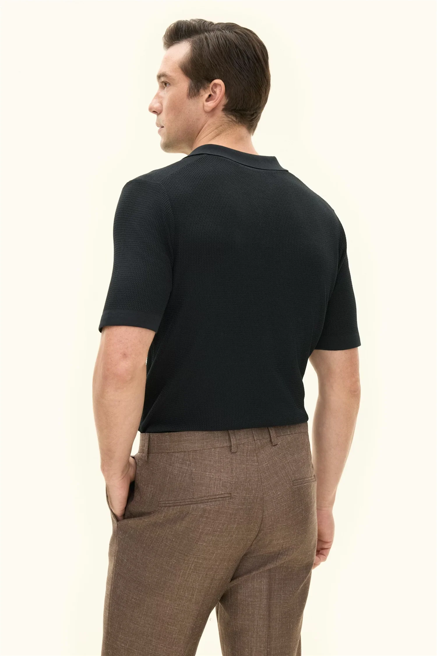 Patrick Polo Shirt Black - Image 4