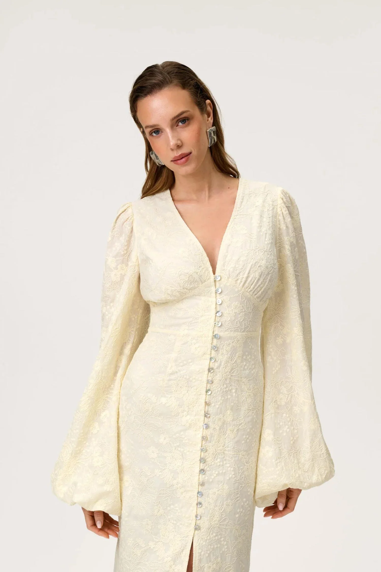 Positano Dress- Light Yellow - Image 4