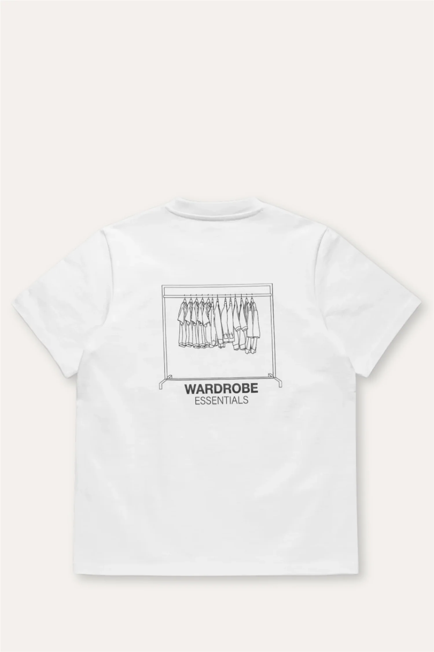 T-Shirt Rack White - Image 2