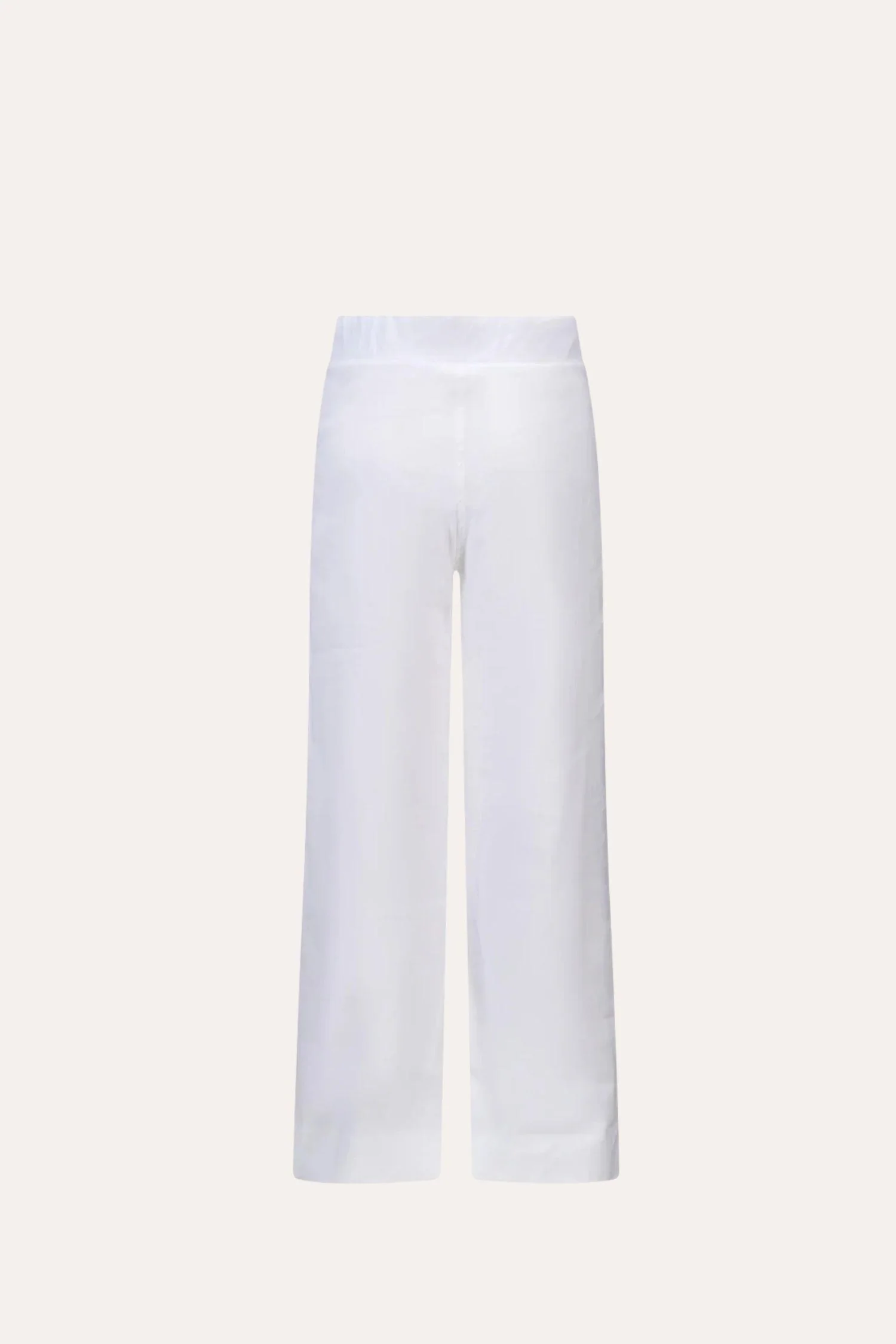 Molly Strecth Linen Pants White - Image 4