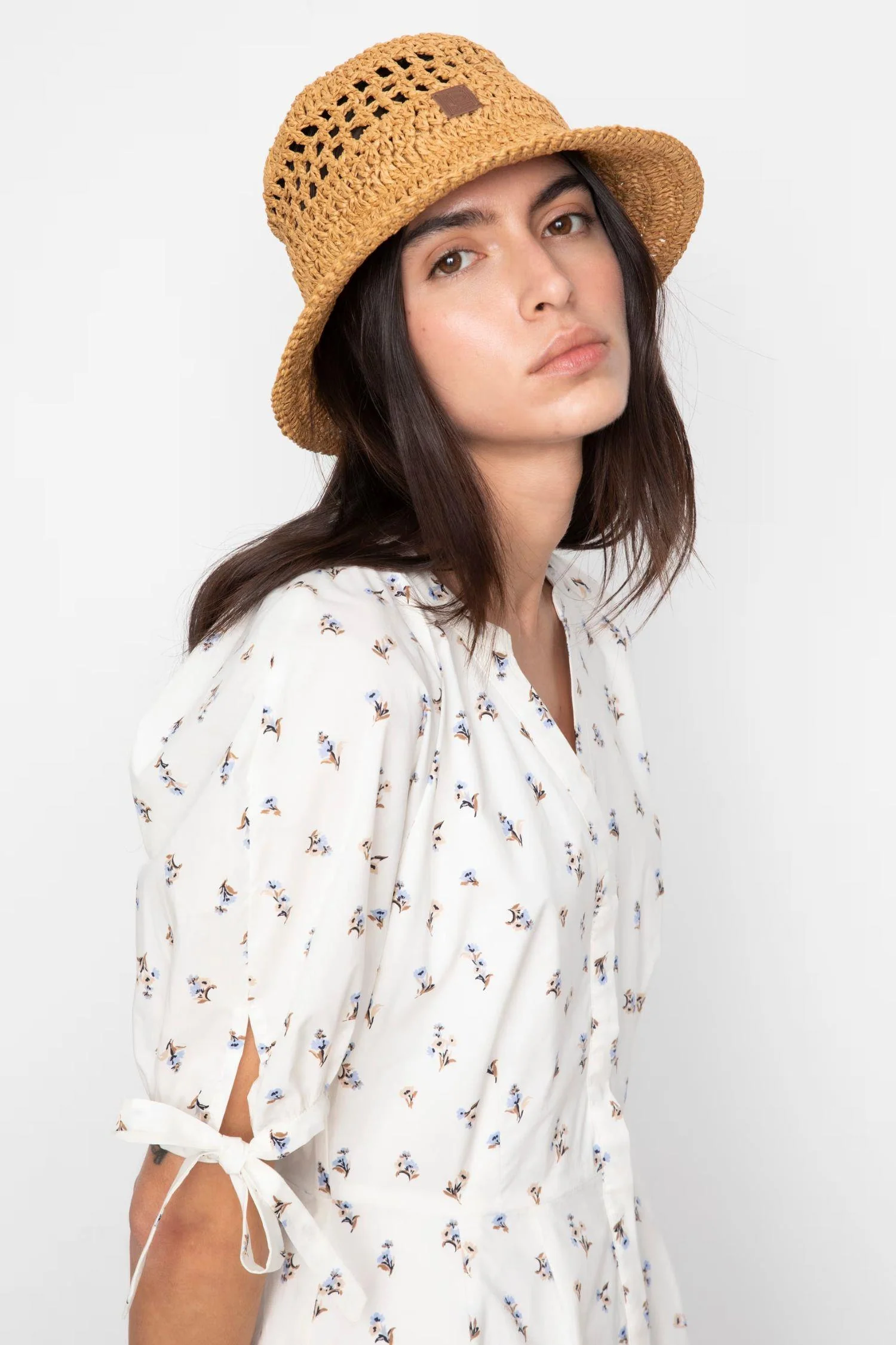 Lia Dress - White Anemone Print - Image 2