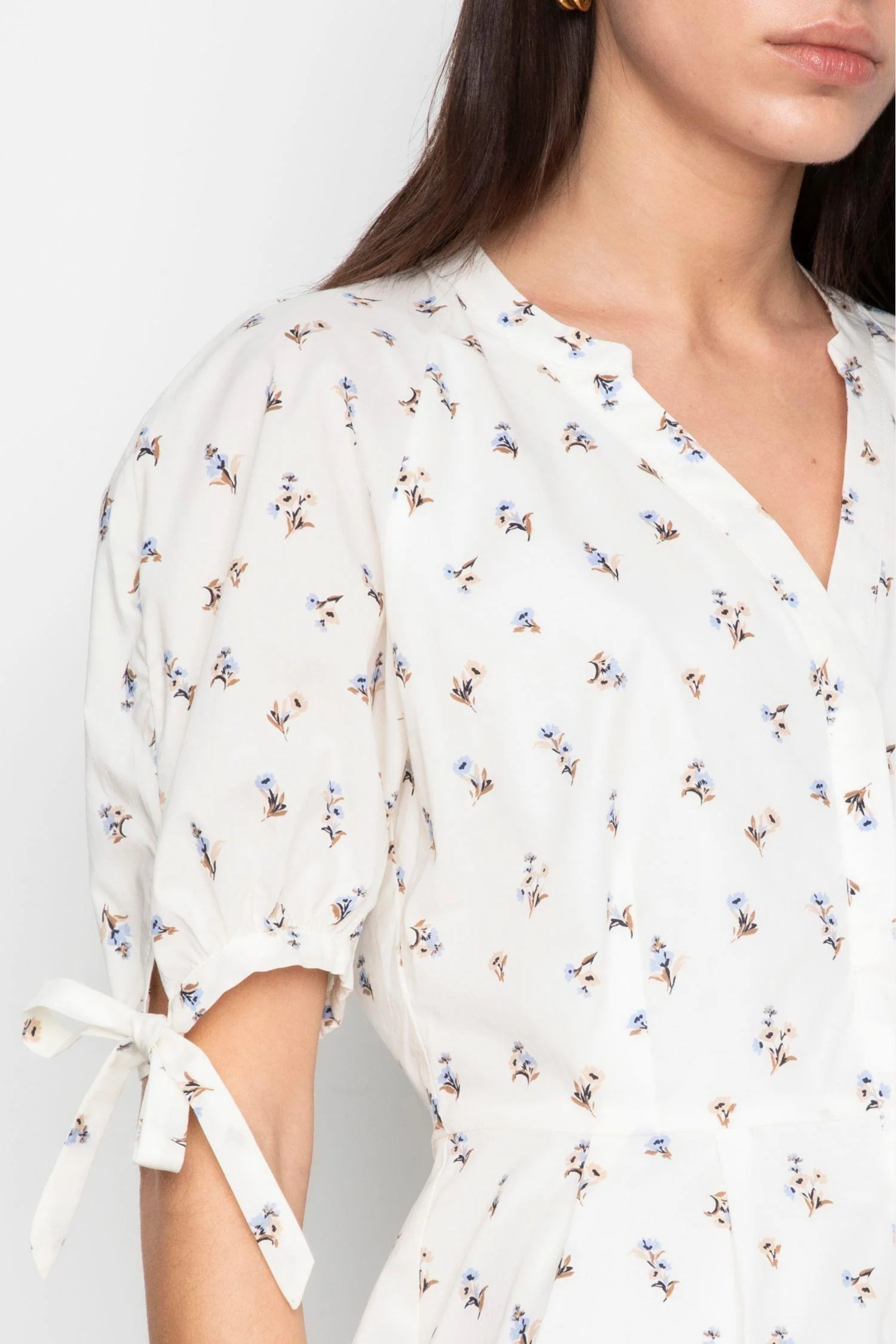 Lia Dress - White Anemone Print - Image 4