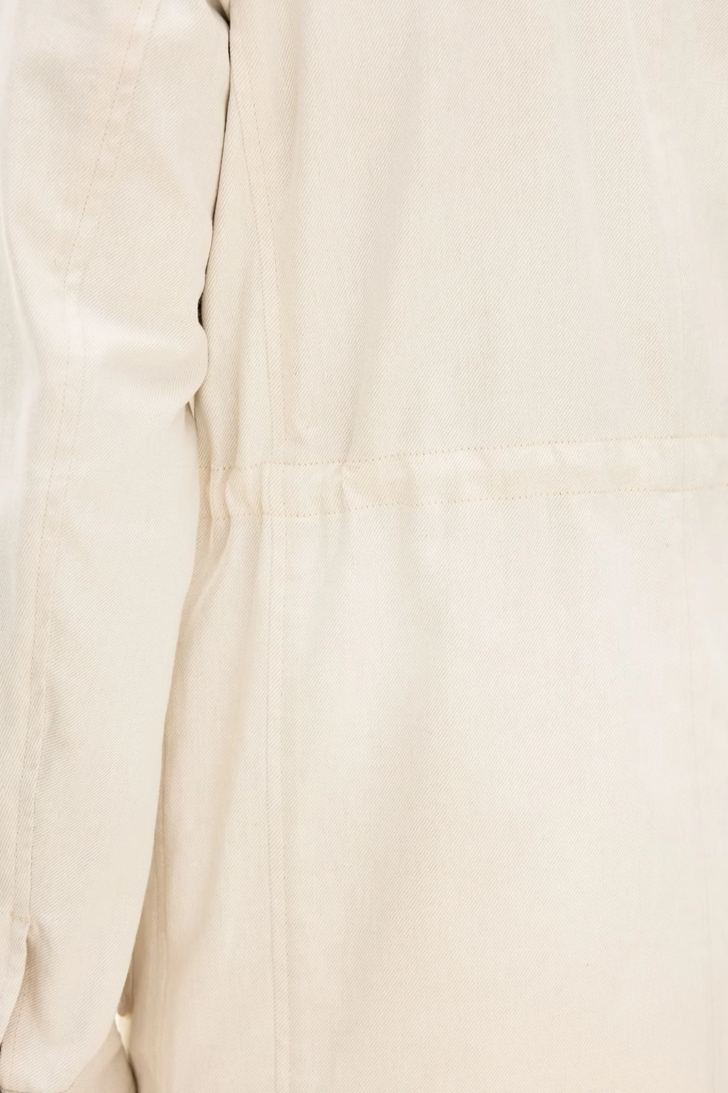 Sirolo Cotton Shirt Jacket White Sand - Image 9