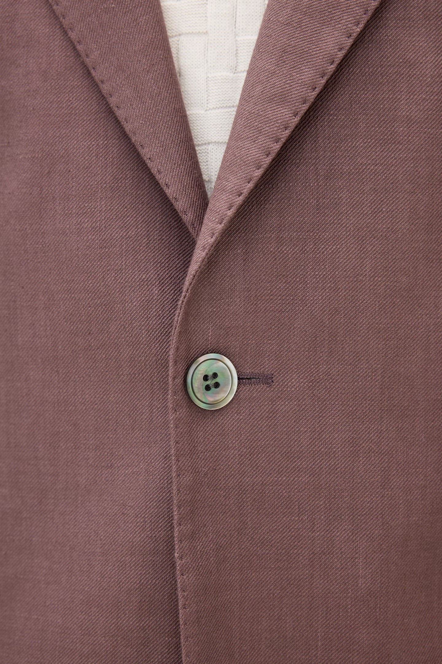 Ferry Patch Soft Linen Blazer Purple - Image 8