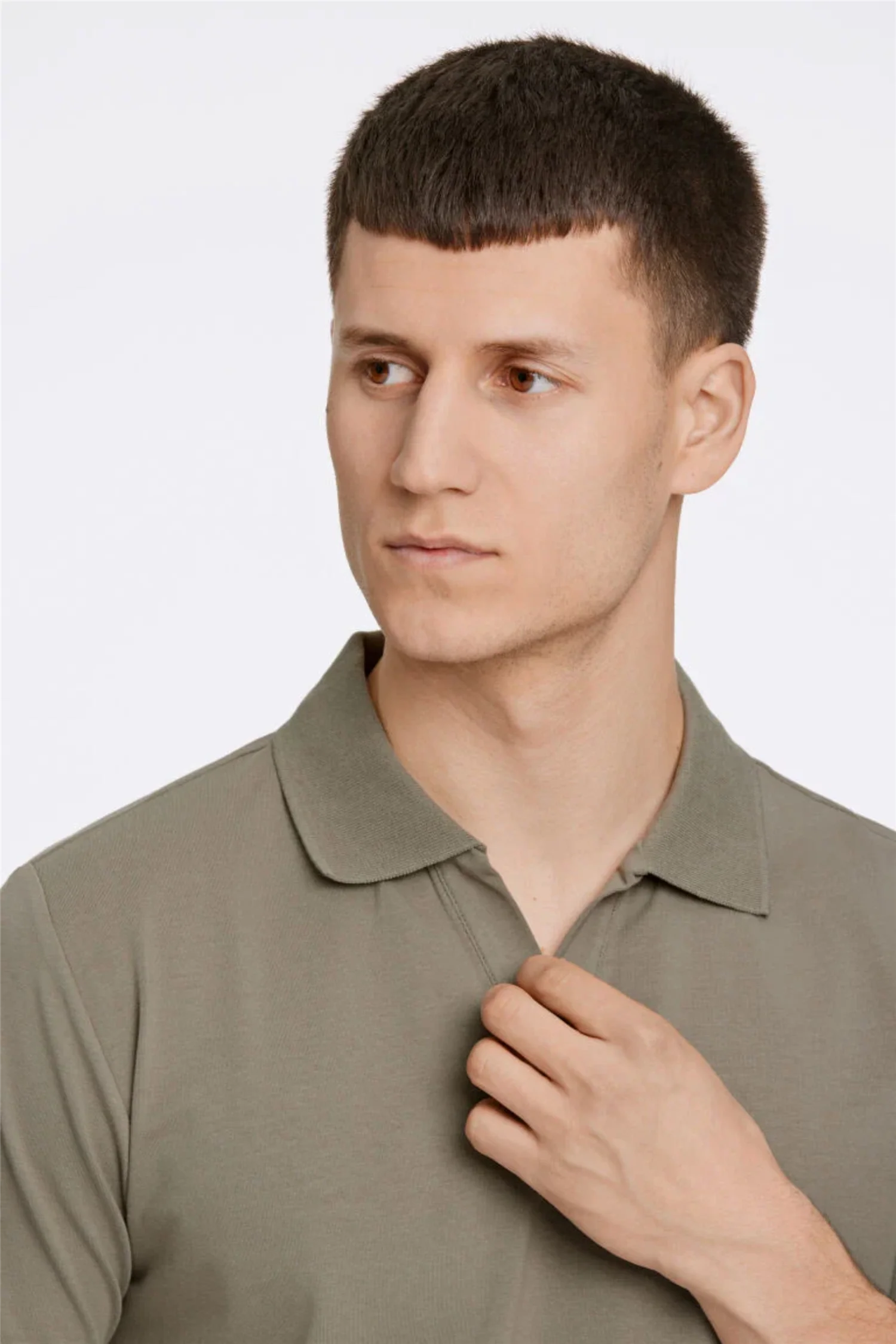 Stretch Polo Shirt S/S Lt Army - Image 6
